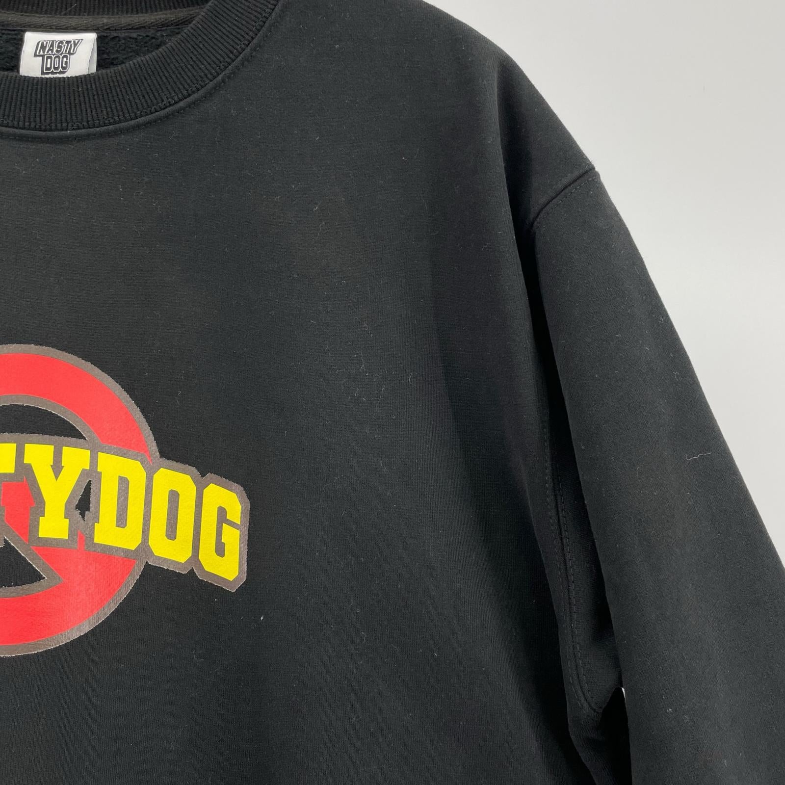 スウェット NASTY DOG/SWEATSHIRT/M/BLK M ブラック