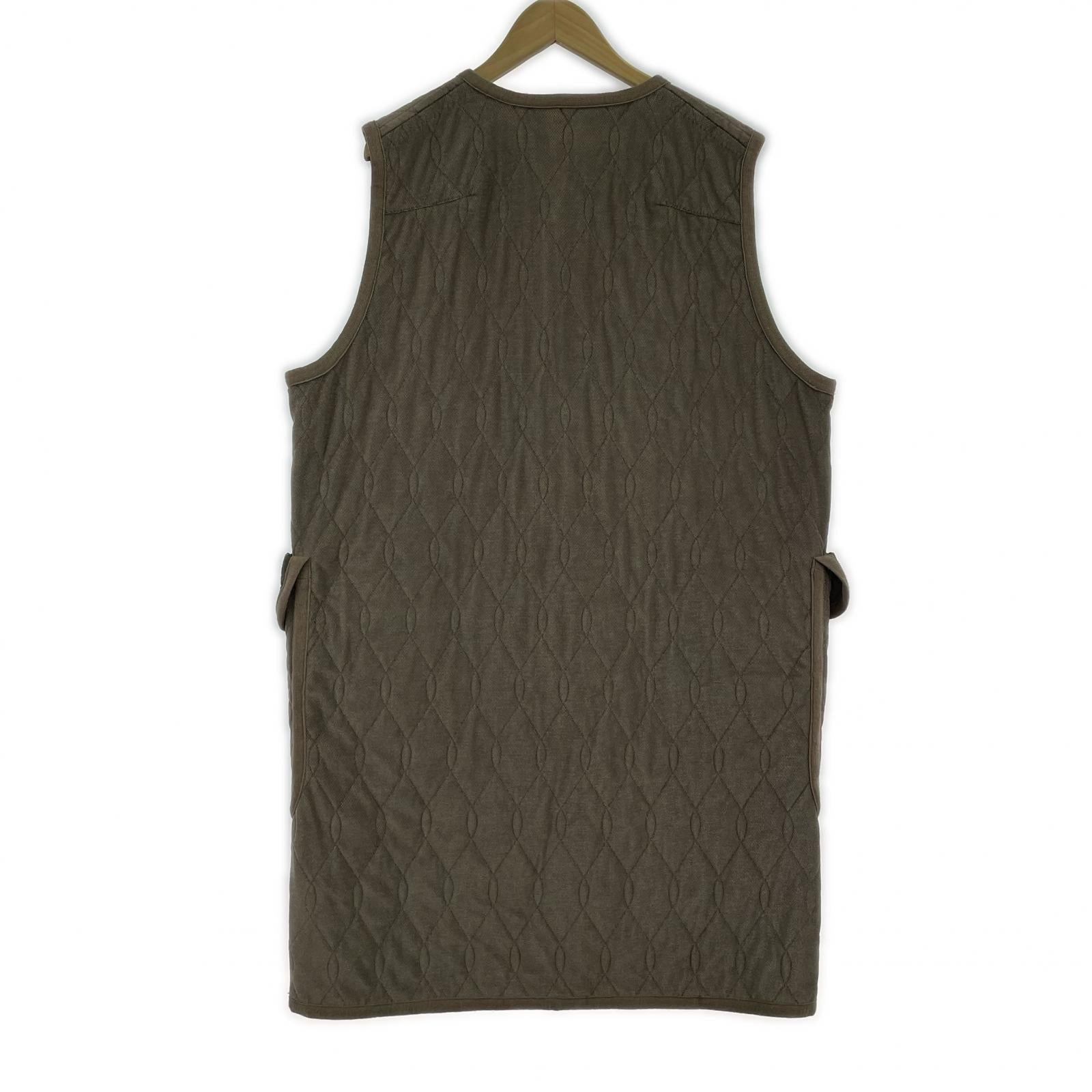 長袖シャツ Silk-Loft Quilting Long Gilet フリー ブラウン