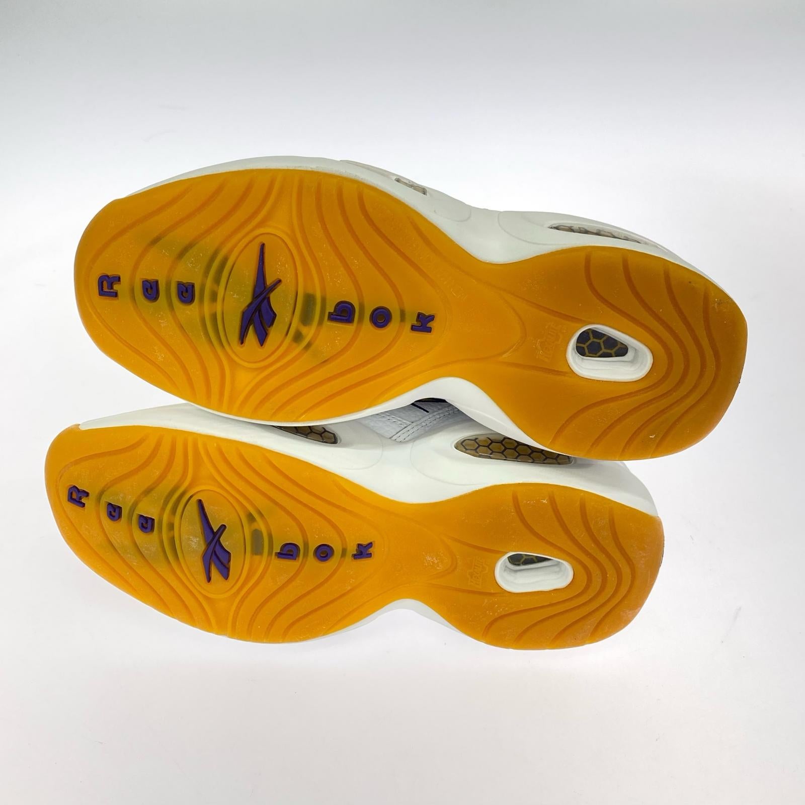 スニーカー Question Mid Yellow Toe FX4278 (27.5cm) 27.5cm (US9 1/2 UK9 EU45) ホワイト