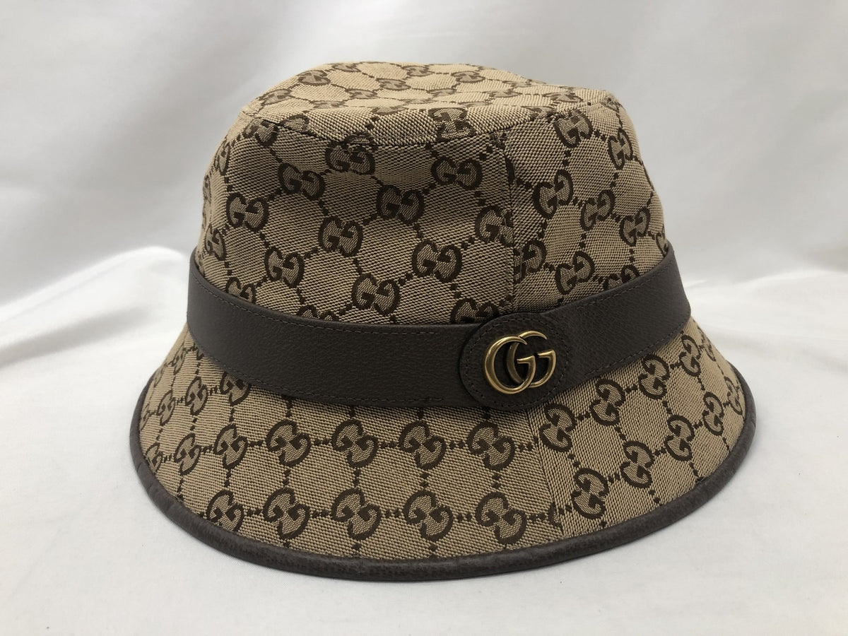 GUCCI フェドラハット GGキャンバス