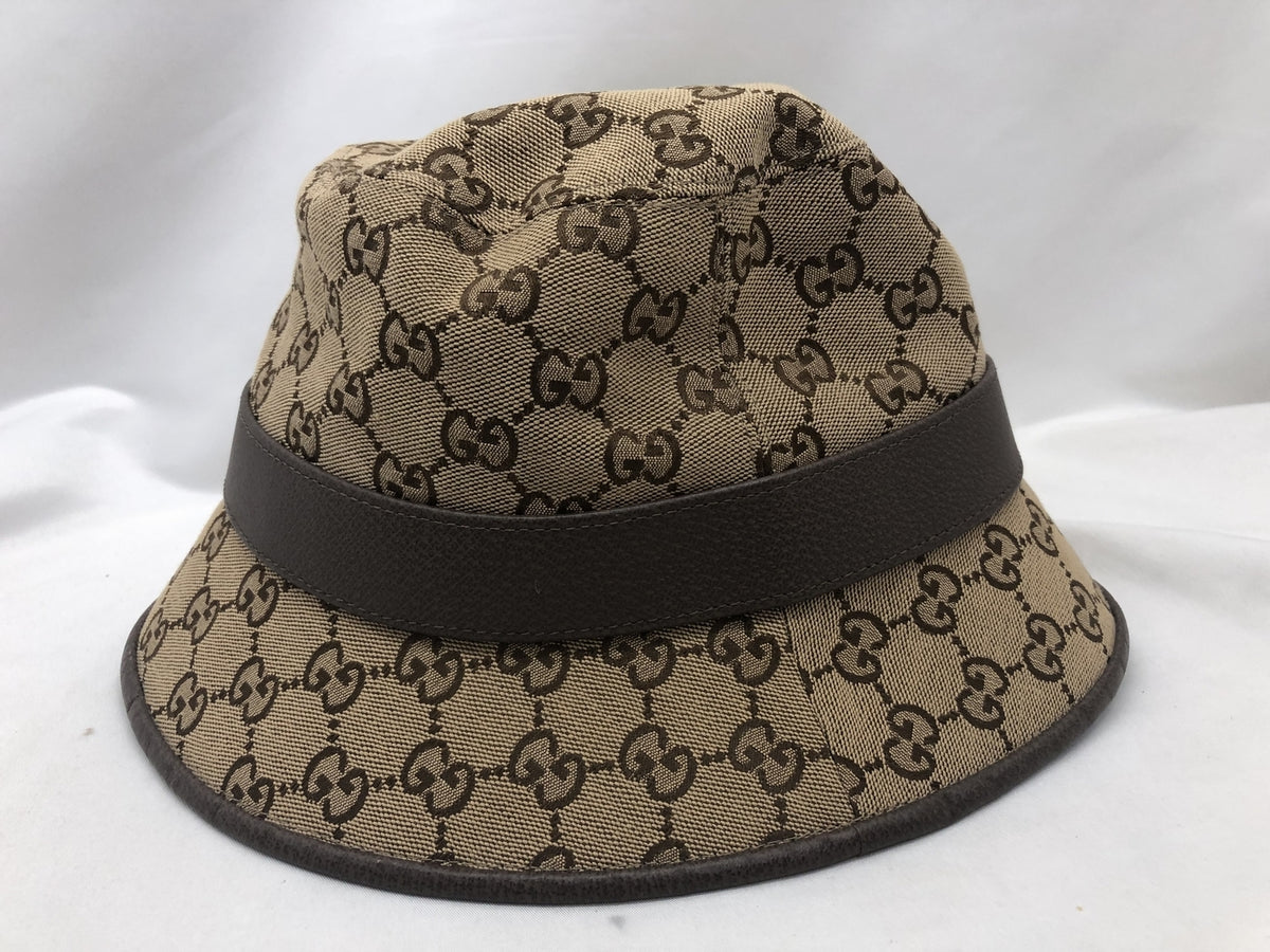 GUCCI フェドラハット GGキャンバス