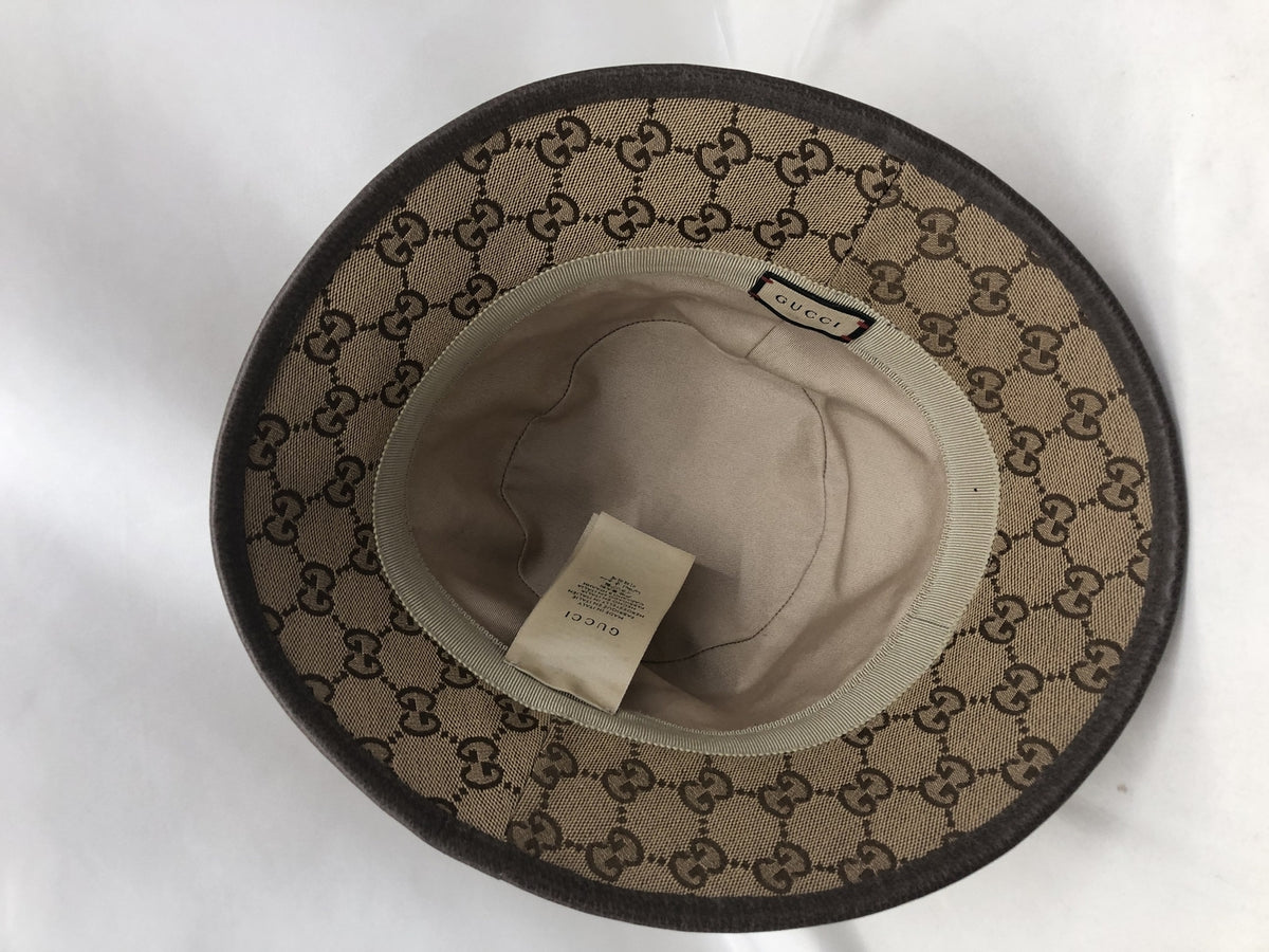 GUCCI フェドラハット GGキャンバス