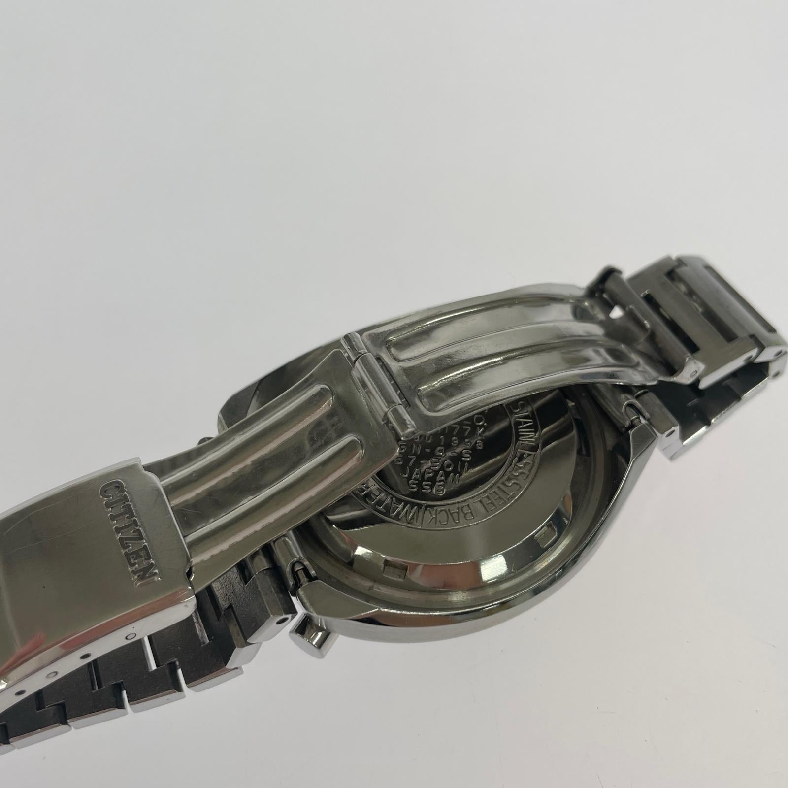 腕時計 CITIZEN VINTAGE 4-901177Y ツノクロノ ネイビーレーシングダイヤル 腕時計 AT