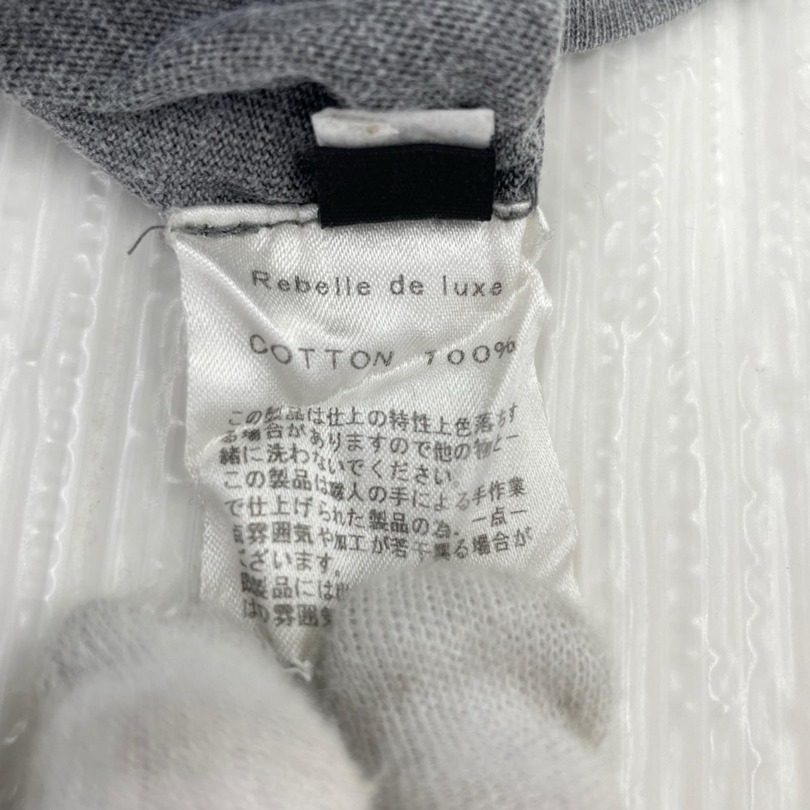 半袖Ｔシャツ REBELLE DE LUXE L グレー