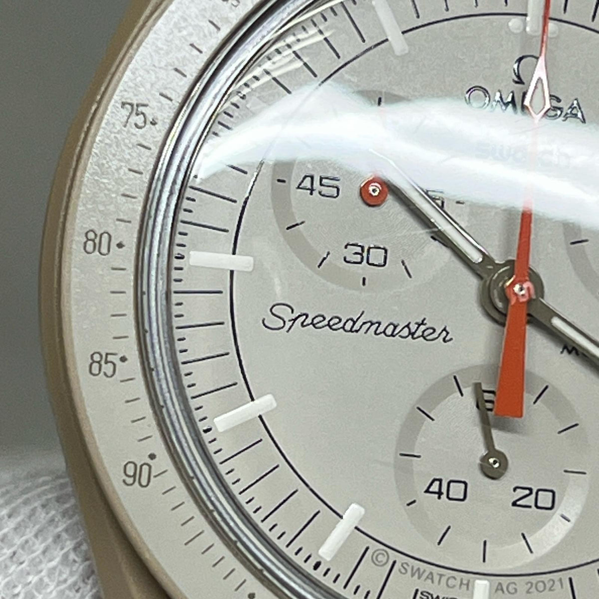 OMEGA×Swatch/ムーンスウォッチミッショントゥジュピター S033C100 OMEGA × SWATCH/オメガ×スウィッチ 腕時計