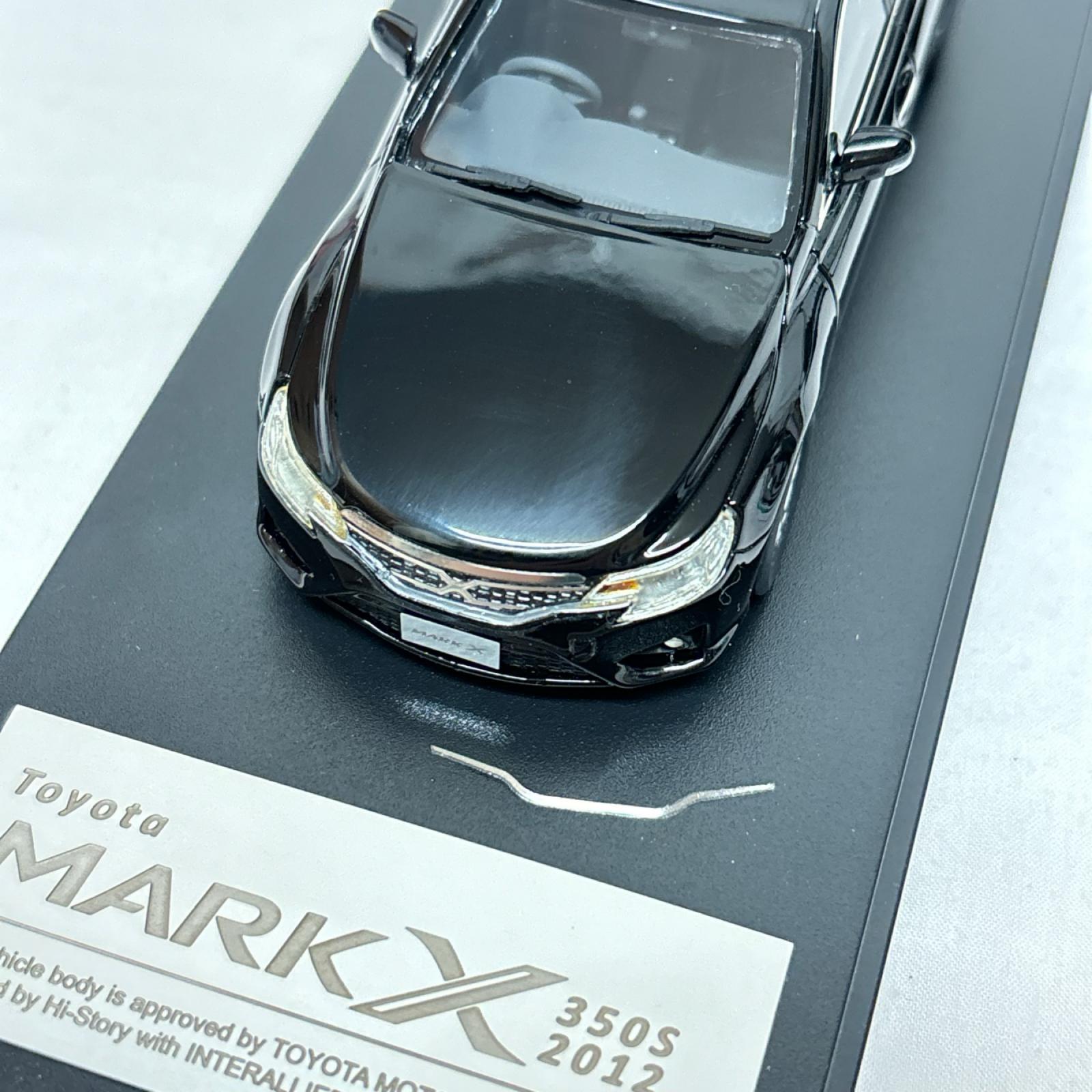 Hi-Story 1/43 Toyota MARK X 350S TOYOTA MARK X 350S 2012 インターアライド スケールカー