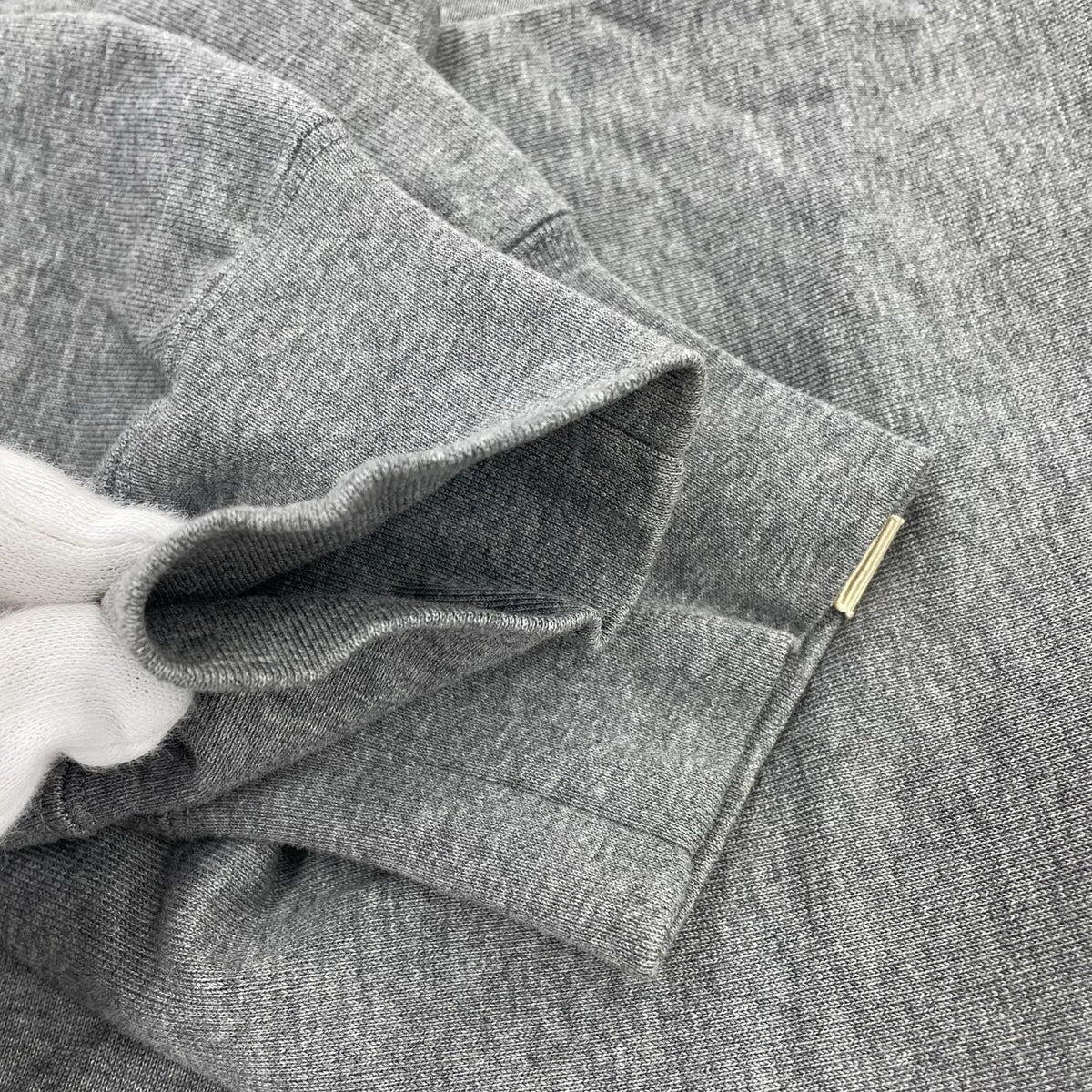 長袖Ｔシャツ cantate 25SS Mock Neck LS Shirt グレー