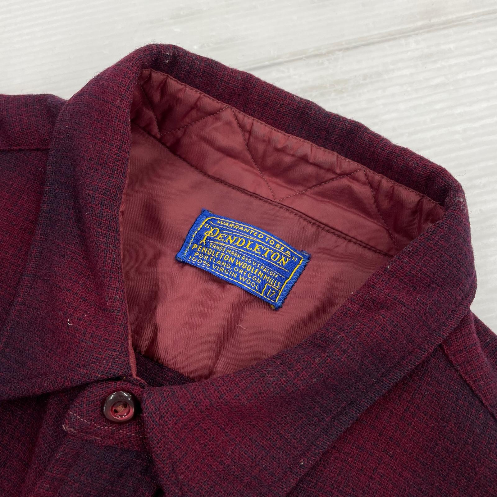 長袖シャツ 60s 前期 レッド 17 レッド