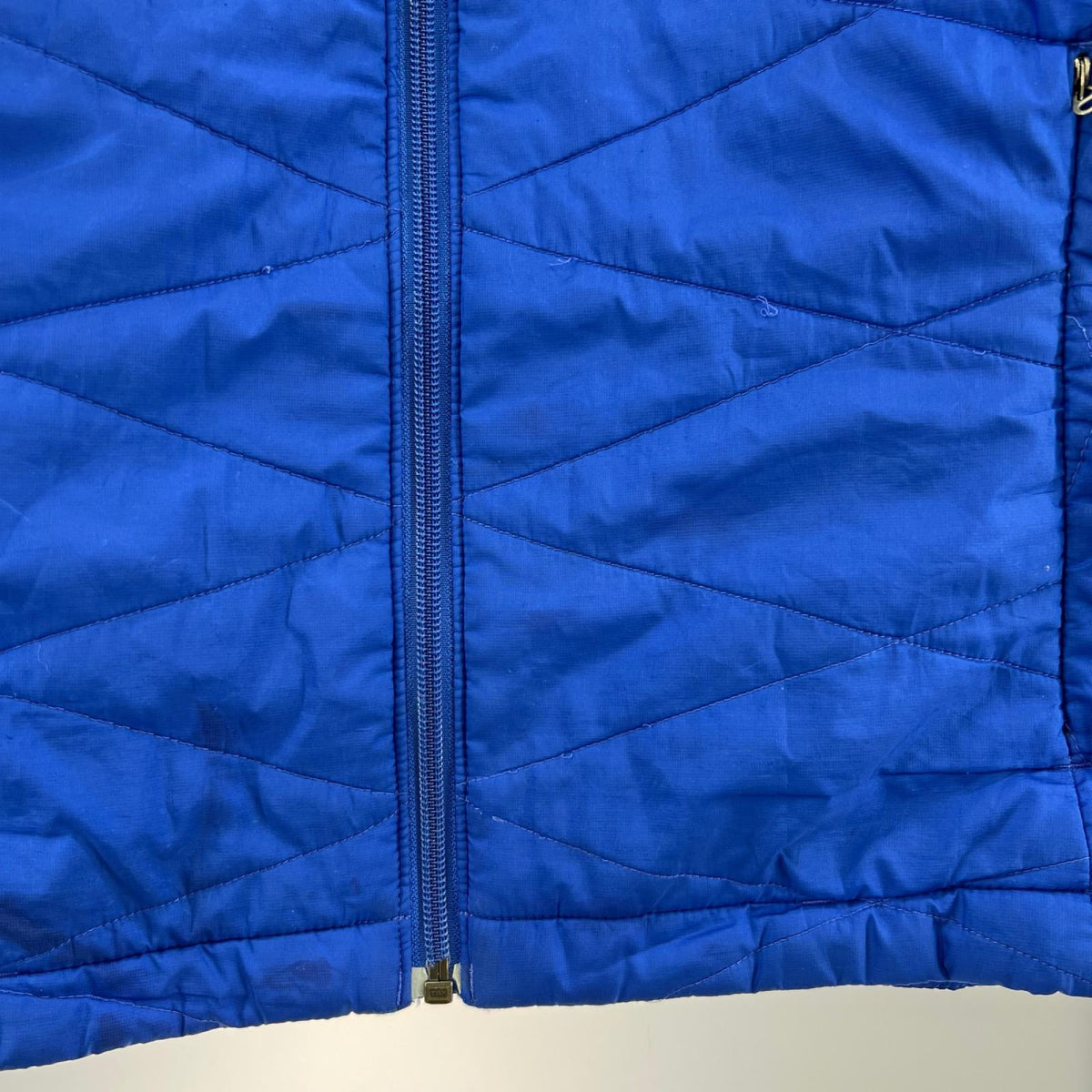ダウンジャケット 00s Micro Puff Hoodie BLU M M ブルー