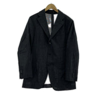 テーラードジャケット belvest モヘア混ウールジャケット ブラック