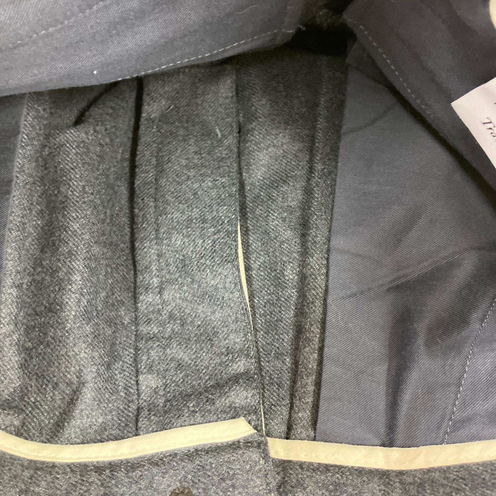 パンツ ウールタックパンツ GRY 38 38 グレー