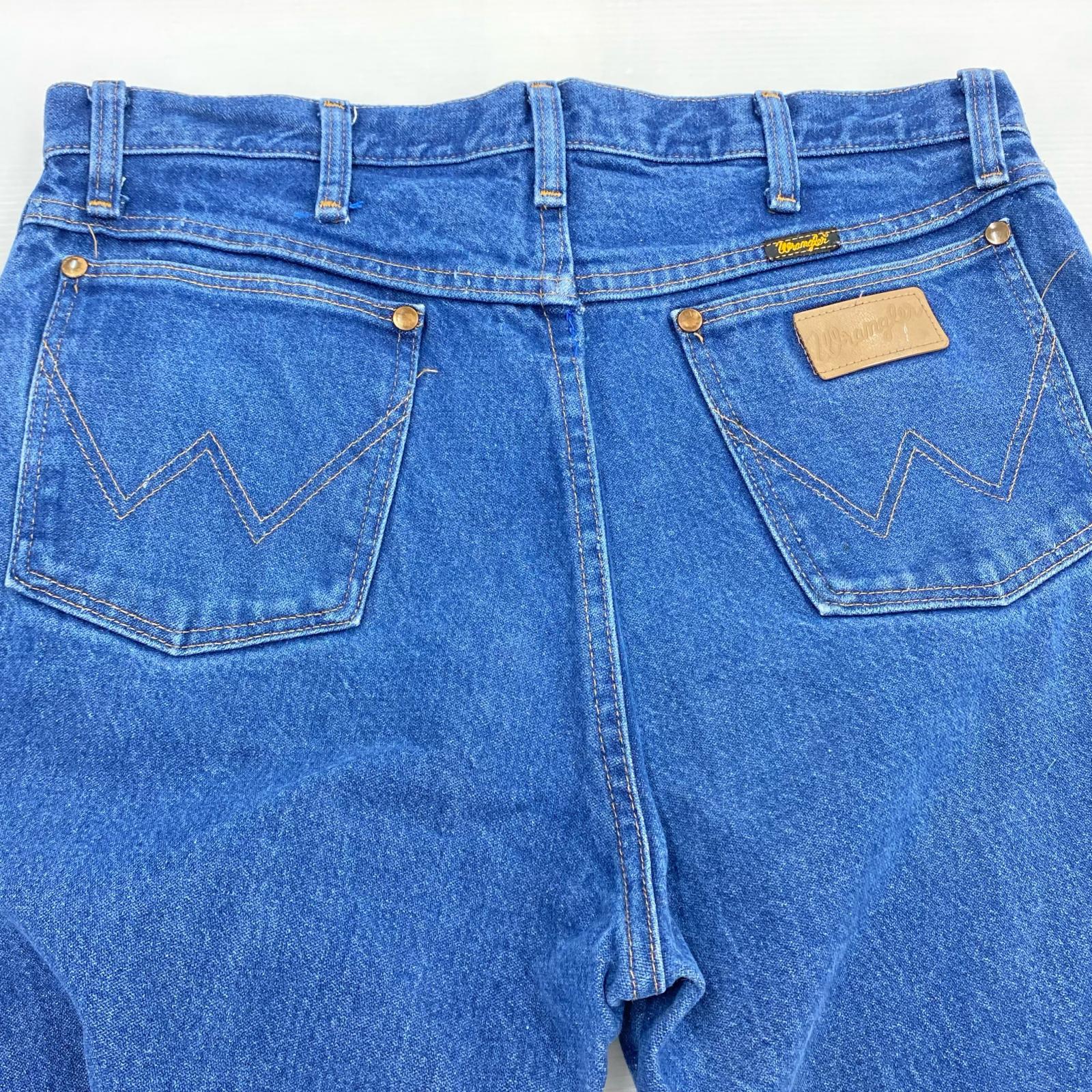 デニムパンツ 70s ベル無しタグ ロングスリムパンツ