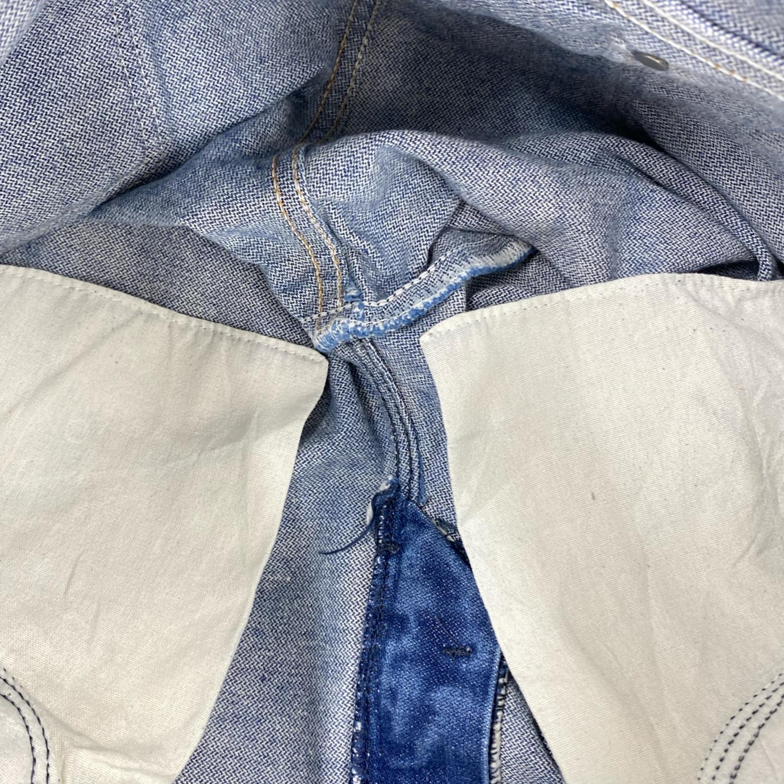 デニムパンツ 70s ベル無しタグ ロングスリムパンツ