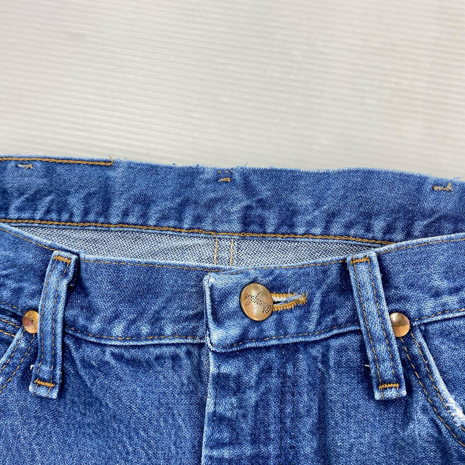 デニムパンツ 70s ベル無しタグ ロングデニムパンツ