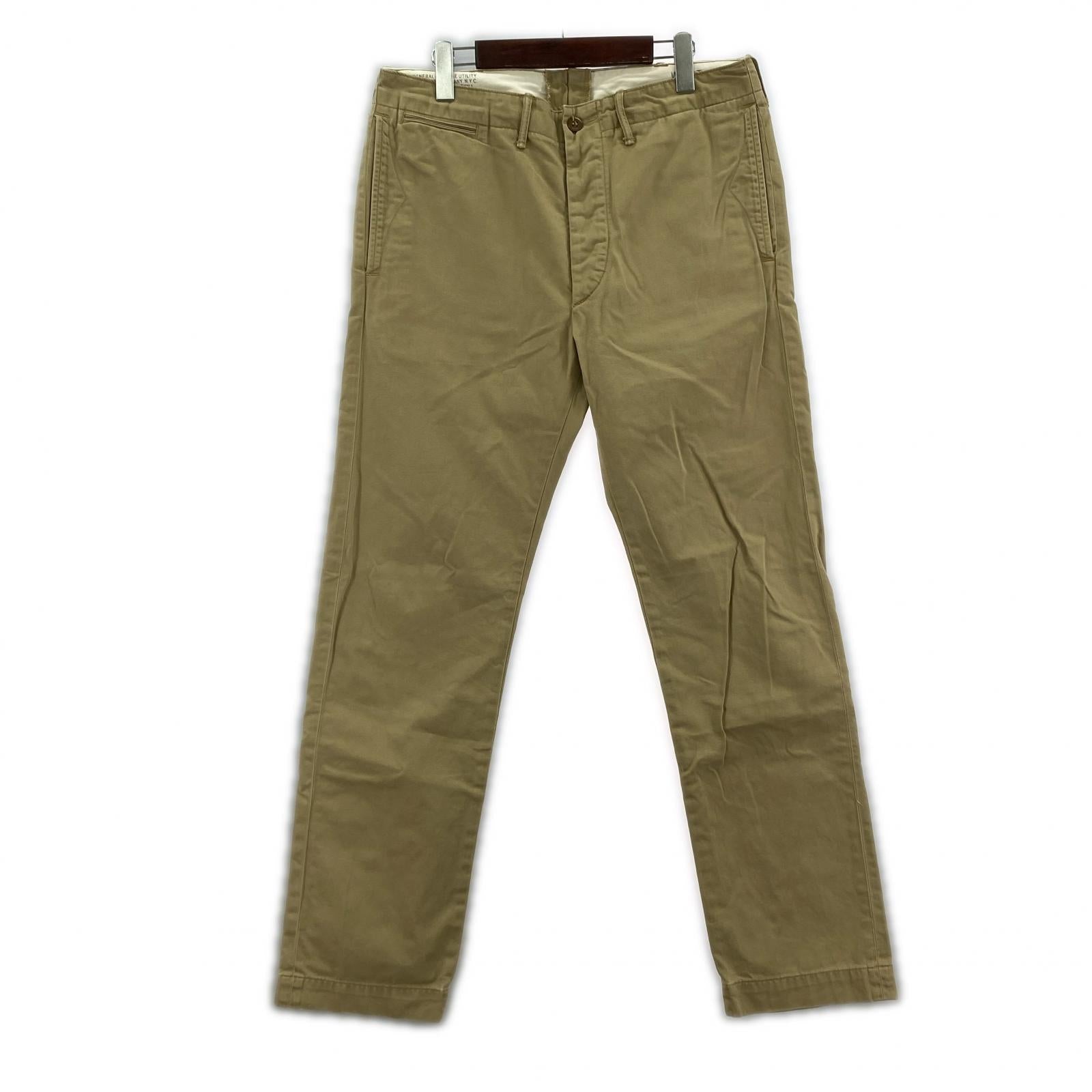 パンツ OFFICER’S CHINO TROUSER ベージュ
