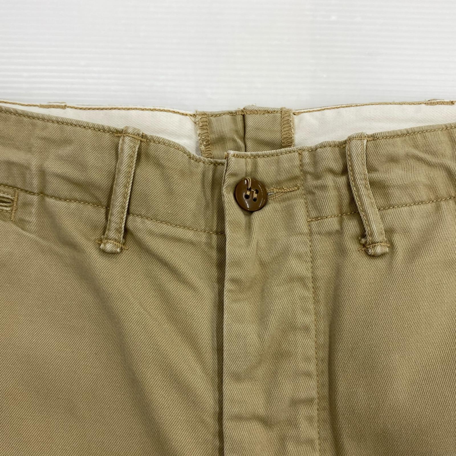 パンツ OFFICER’S CHINO TROUSER ベージュ