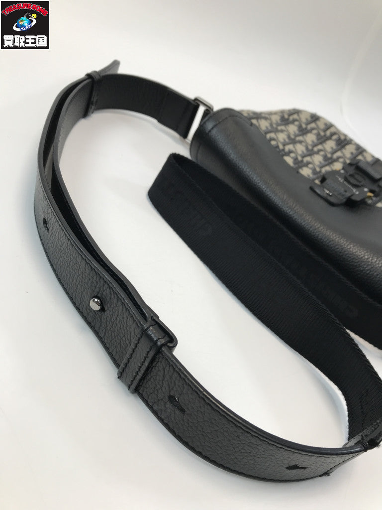 DIOR/オブリーク サドル フラップ付きメッセンジャー