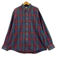 長袖シャツ L.L.Bean ﾈﾙｼｬﾂ ﾁｪｯｸ USA L