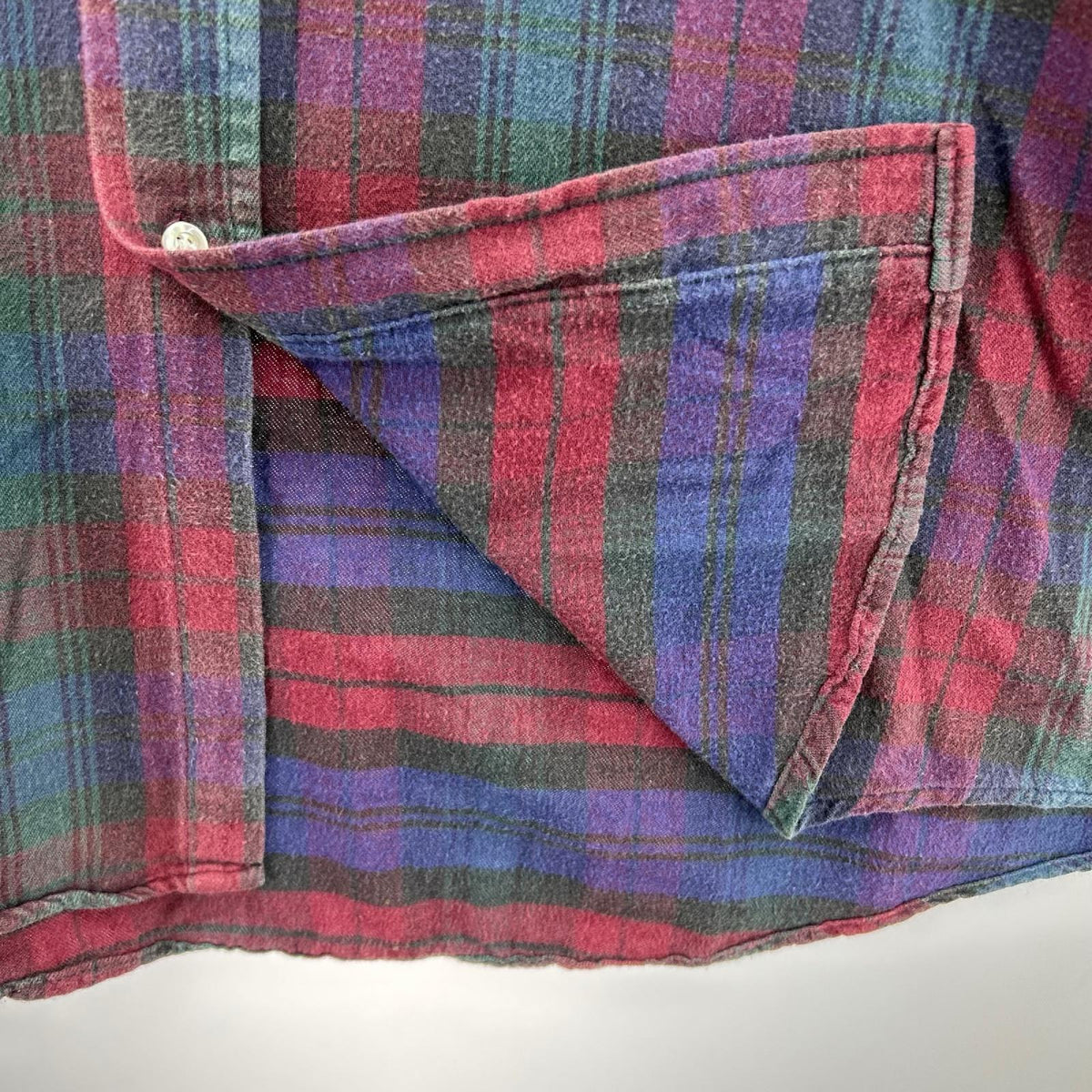 長袖シャツ L.L.Bean ﾈﾙｼｬﾂ ﾁｪｯｸ USA L