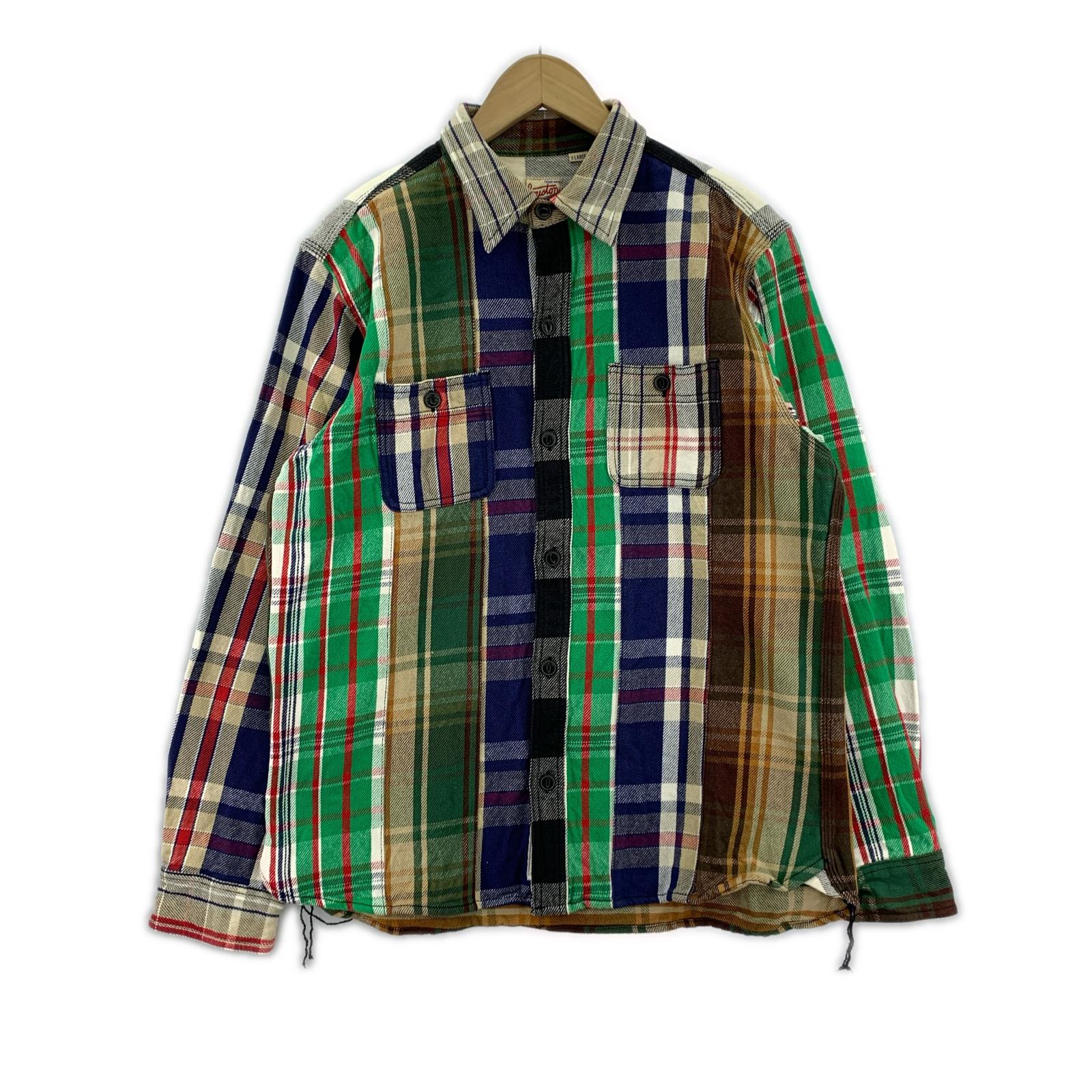長袖シャツ チェックネルシャツ XL マルチカラー