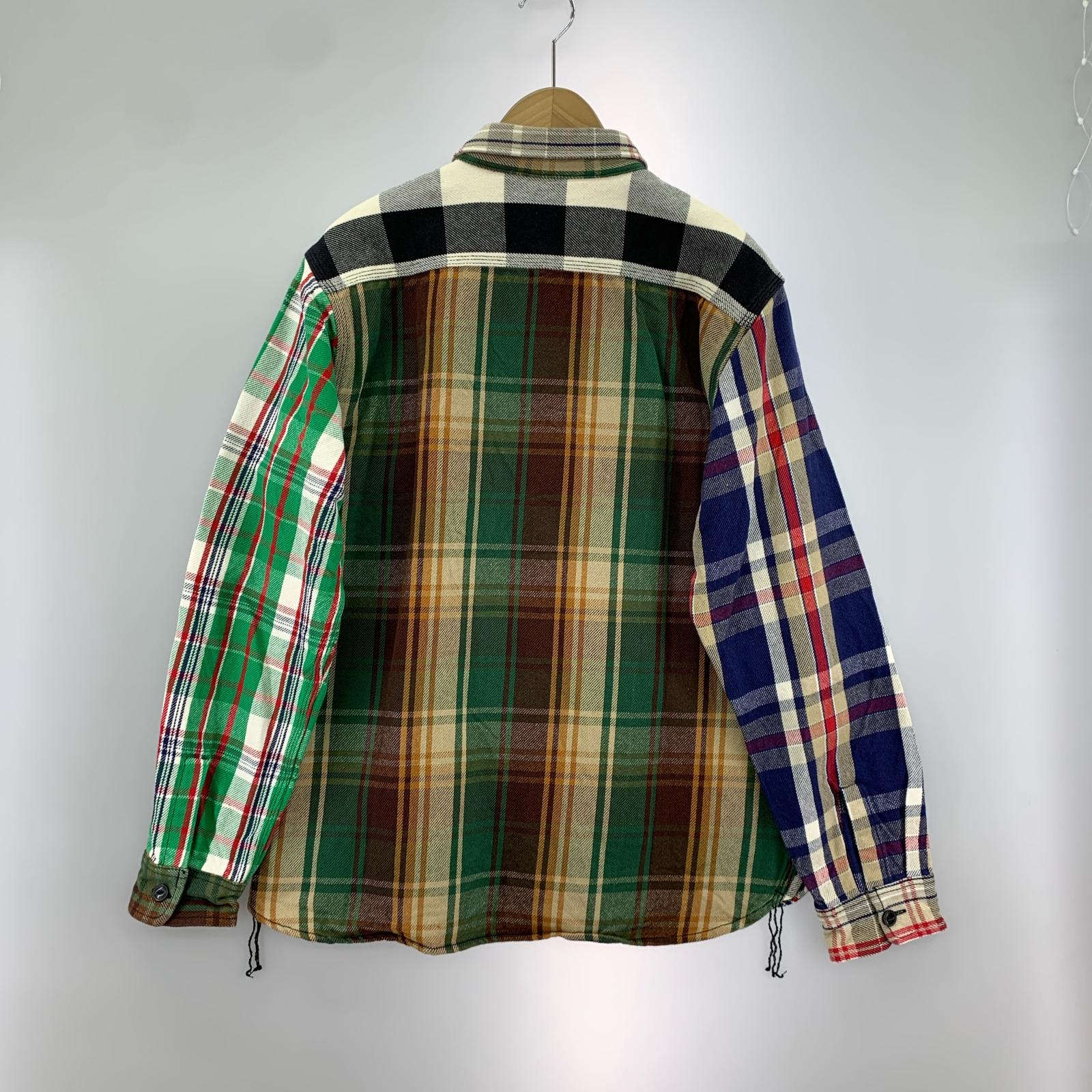 長袖シャツ チェックネルシャツ XL マルチカラー