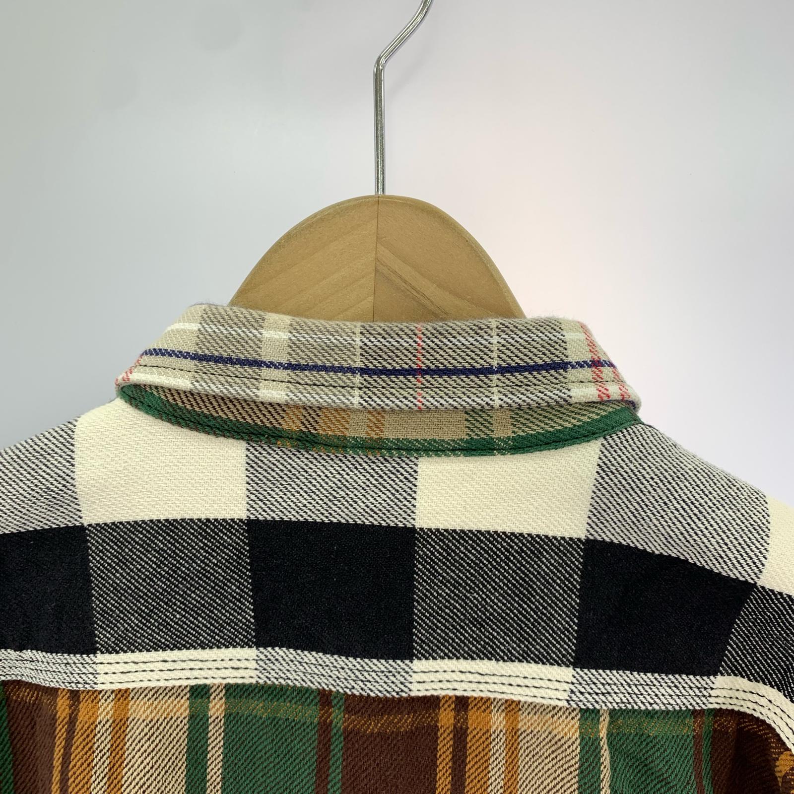 長袖シャツ チェックネルシャツ XL マルチカラー