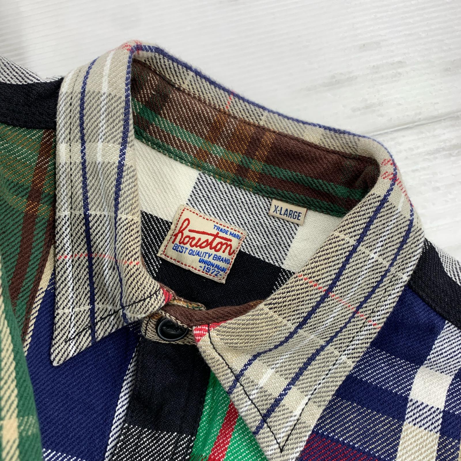 長袖シャツ チェックネルシャツ XL マルチカラー