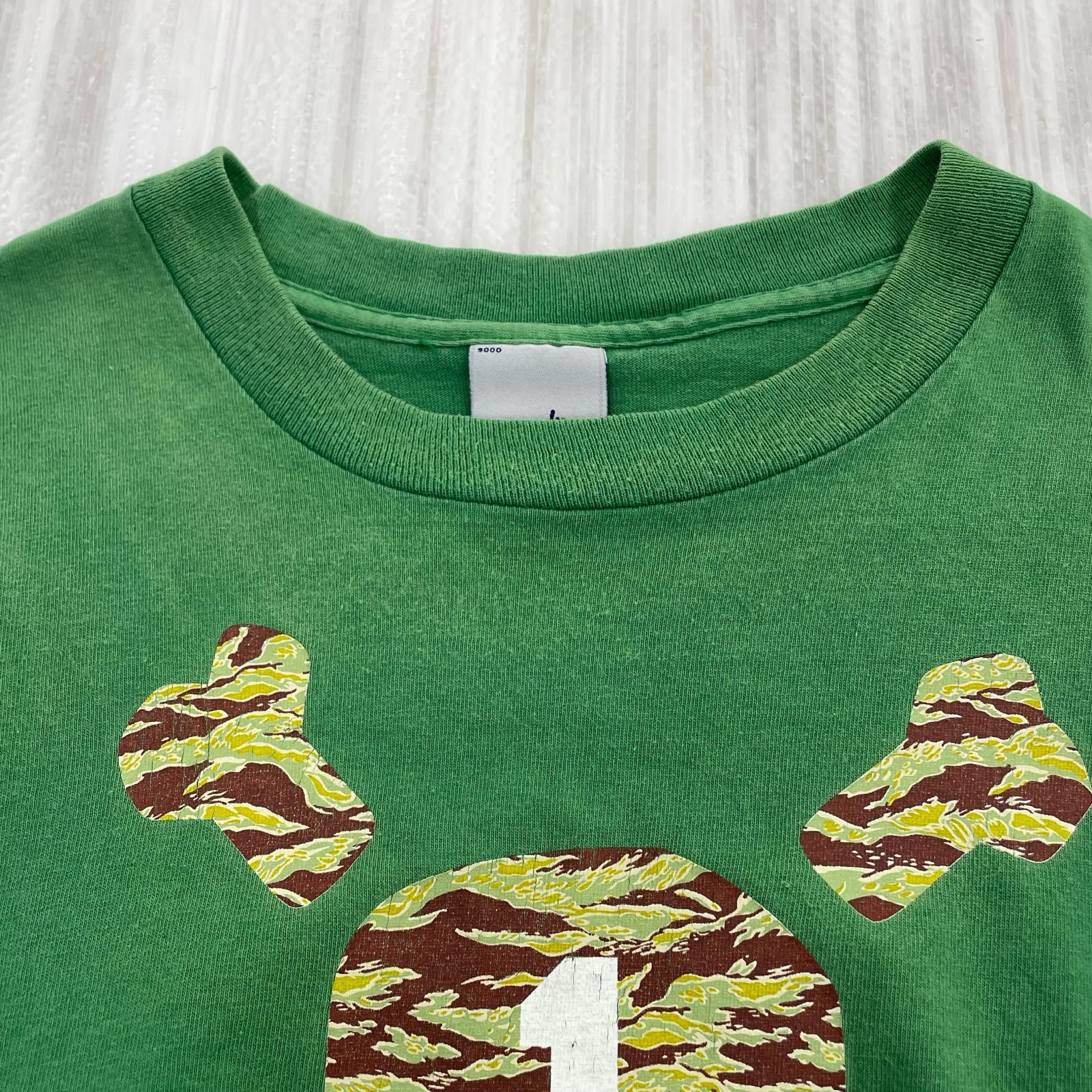 半袖Ｔシャツ バータグ スカル Tシャツ グリーン L L グリーン