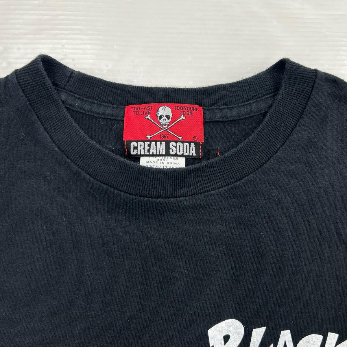半袖Ｔシャツ CREAM SODA BLACK CAT Tｼｬﾂ ﾌﾞﾗｯｸ S ブラック