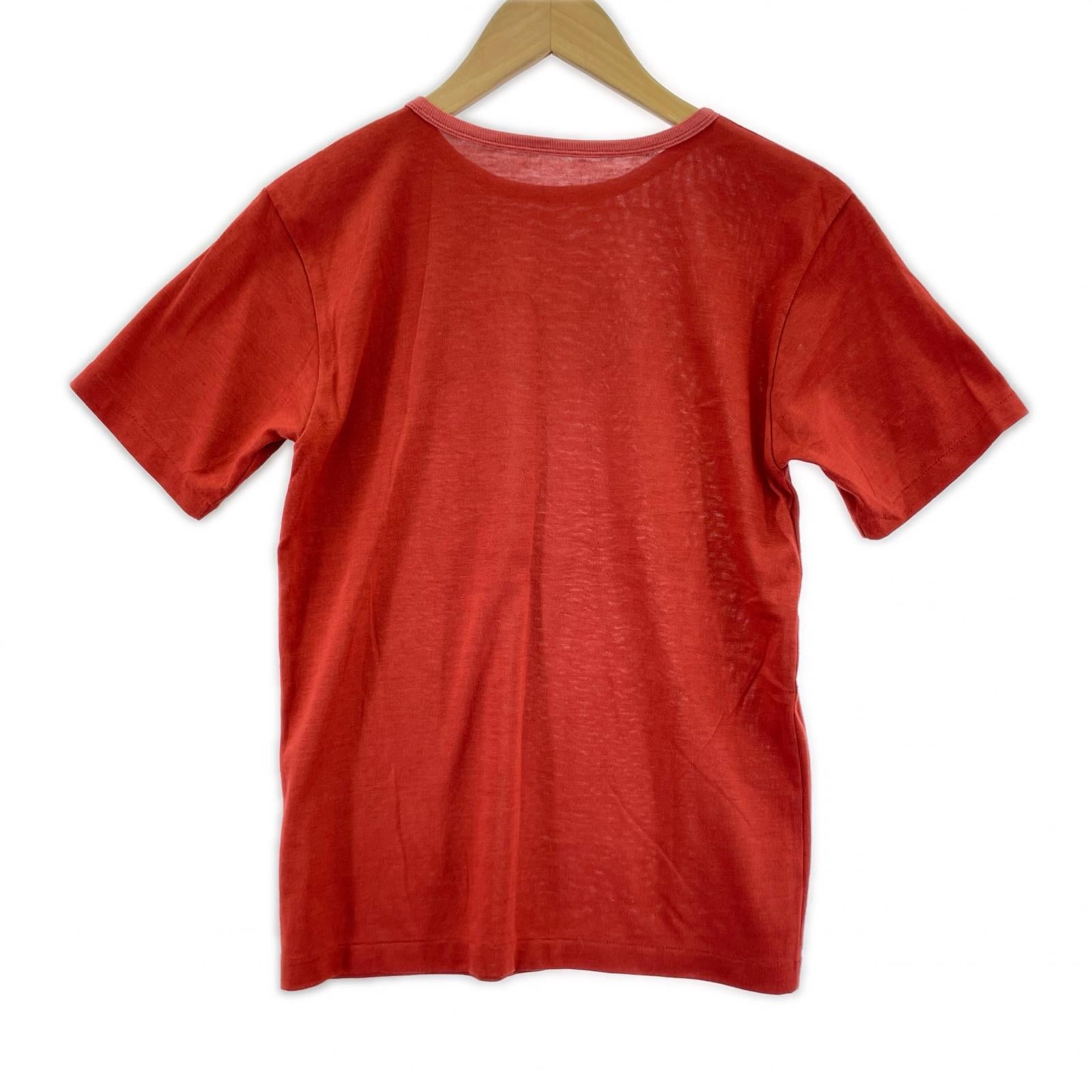 半袖Ｔシャツ 70s コットンポリS/Sカットソー　バーガンディ 9 ブラウン