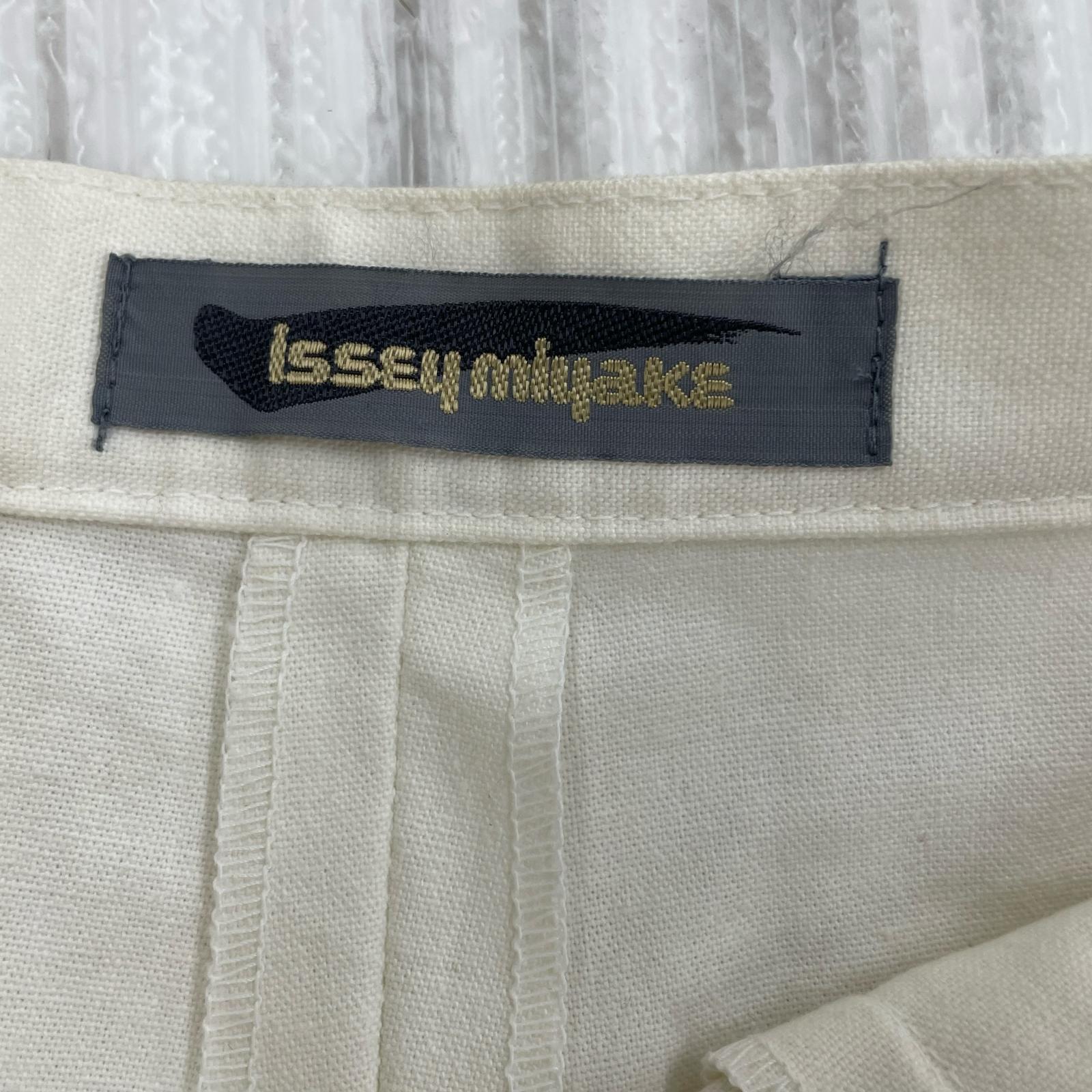 パンツ 80s 筆タグ コットンテーパードパンツ　白 9