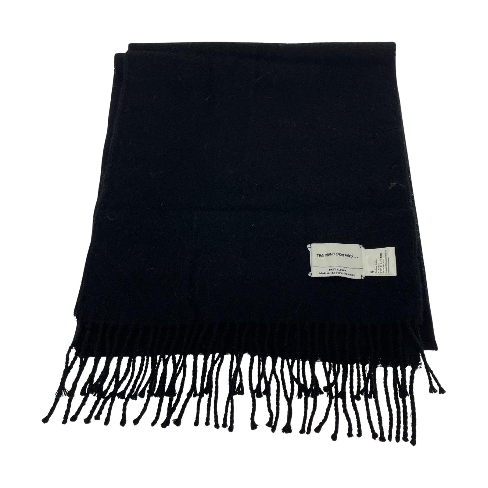 その他アクセサリー BABY ALPACA マフラー BLK ブラック