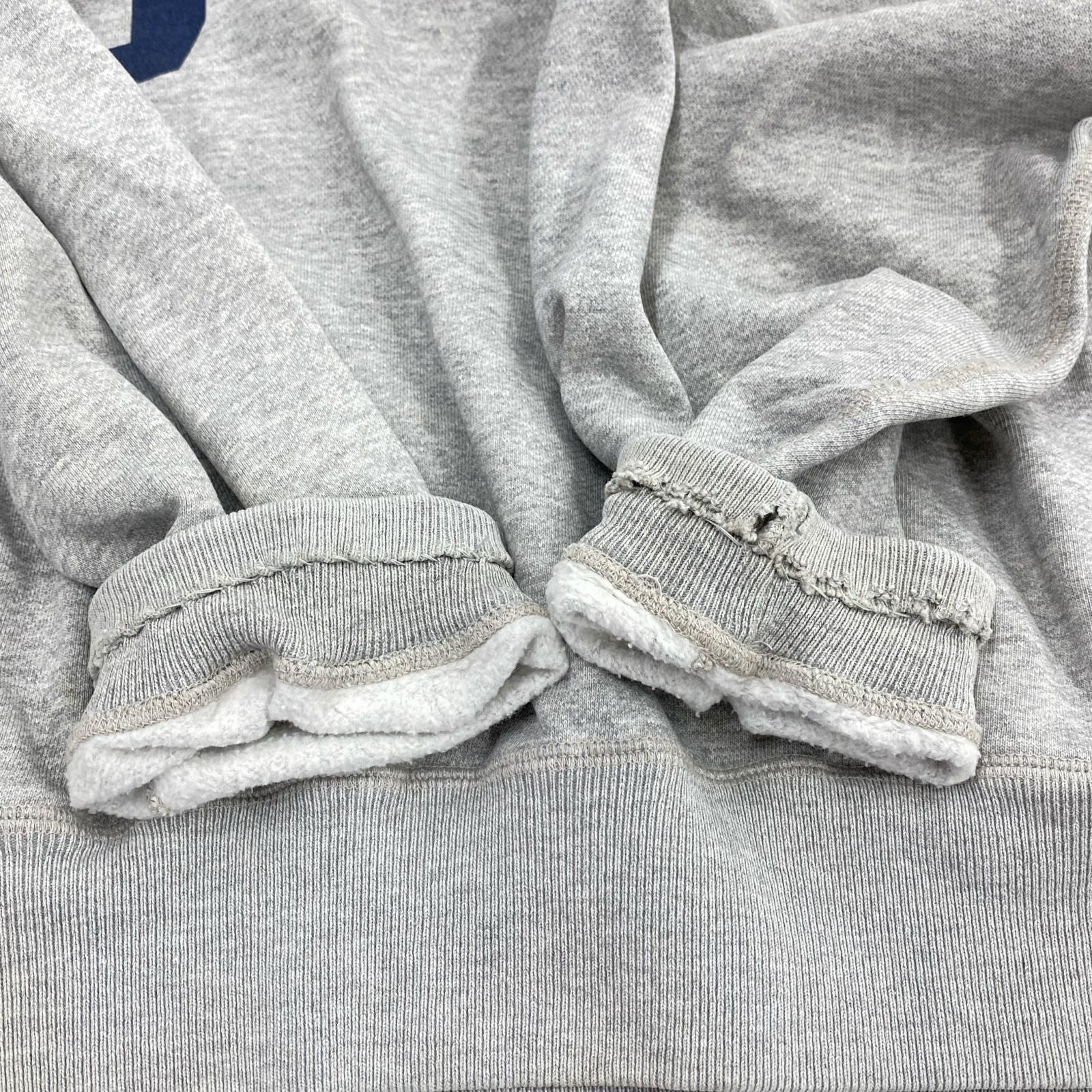 スウェット USAプリント ハーフジップ M M グレー