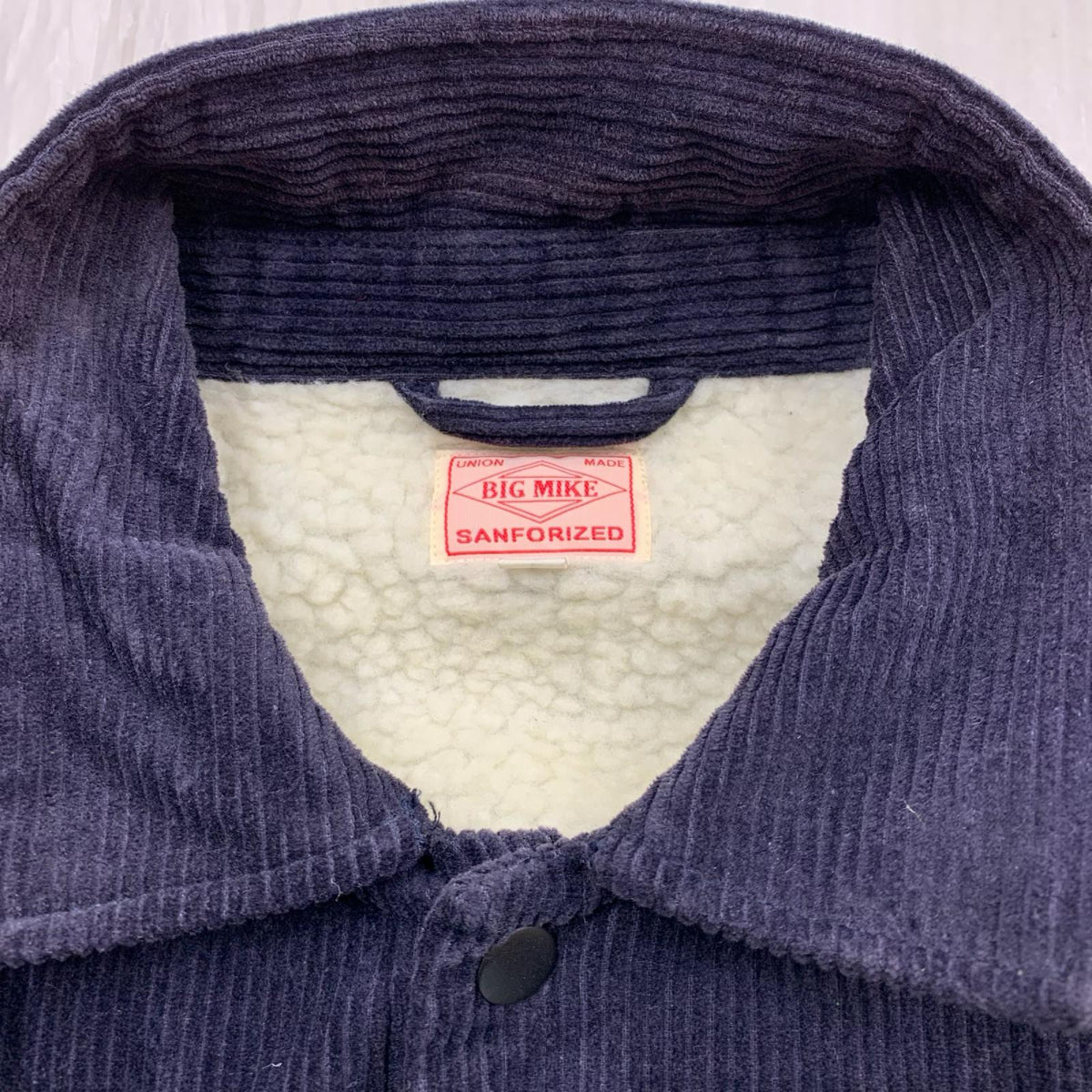 ジャケット BIG MIKE ﾎﾞｱｺｰﾃﾞｭﾛｲｺｰﾁｼﾞｬｹｯﾄ NYV M M ネイビー