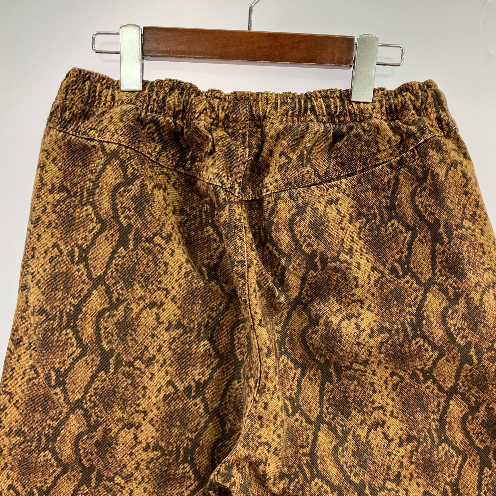 パンツ STUSSY eLASTIC STUFF パイソンイージーパンツ S ブラウン