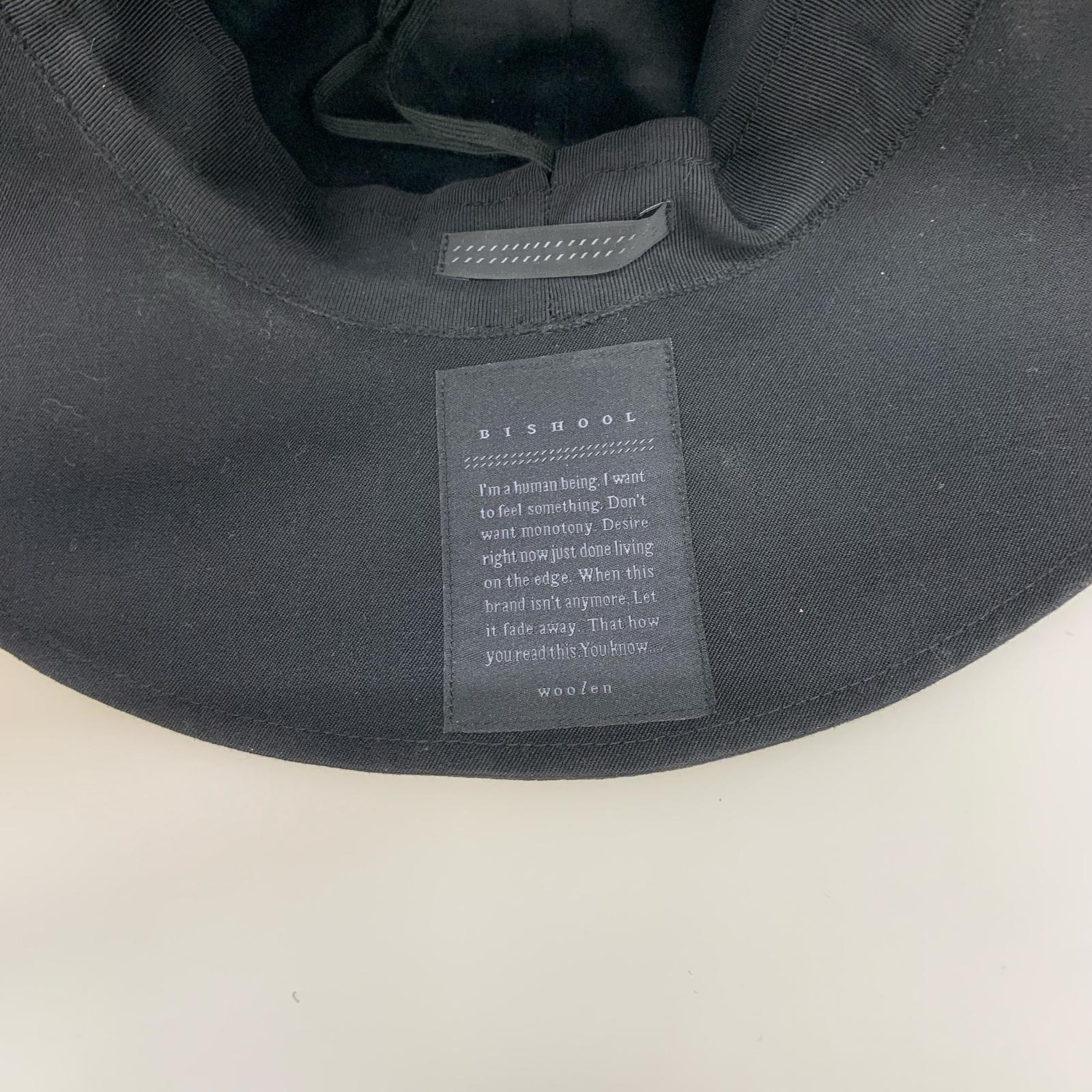 ハット BISHOOL ハット 黒 ブラック