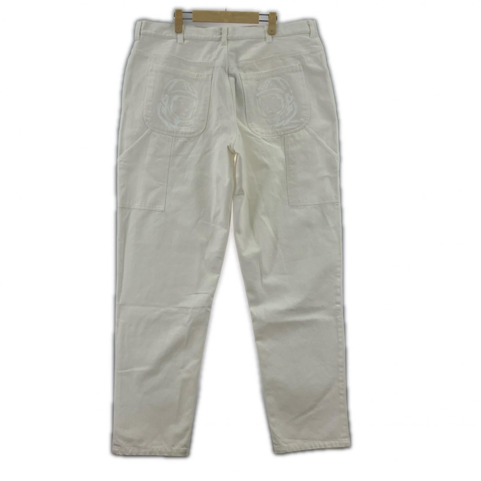 デニムパンツ ICECREAM Tapered Baggy Denim Pants Running Dog ICEJP243P007 白 （XL） ホワイト