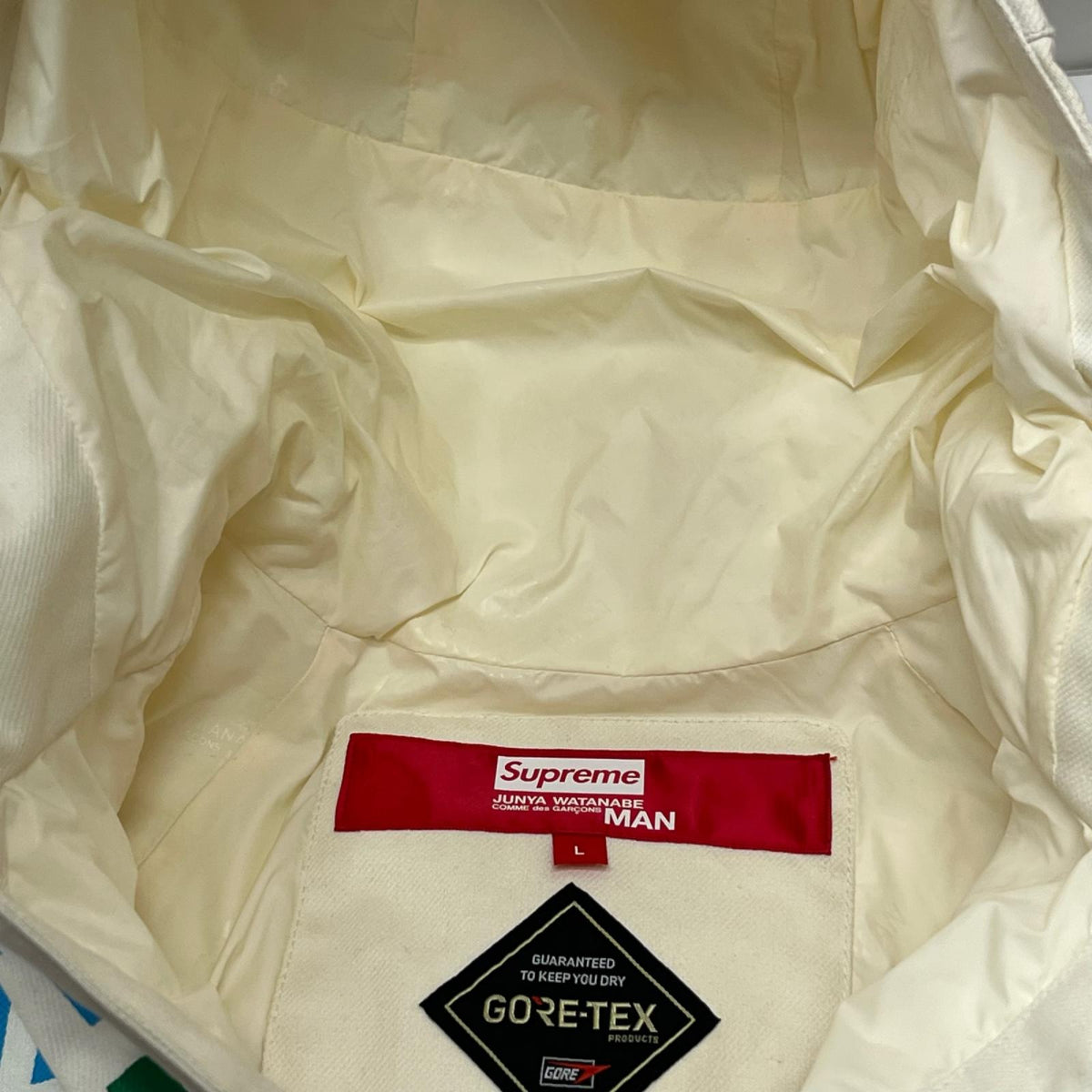 ジャケット Supreme GORE-TEX Denim Parka L L ホワイト