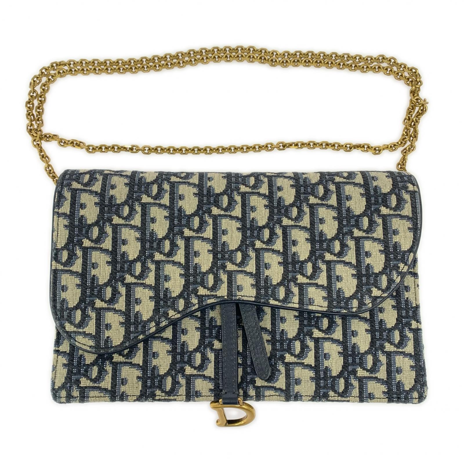 Christian Dior オブリーク サドル ベルト ショルダーバッグ