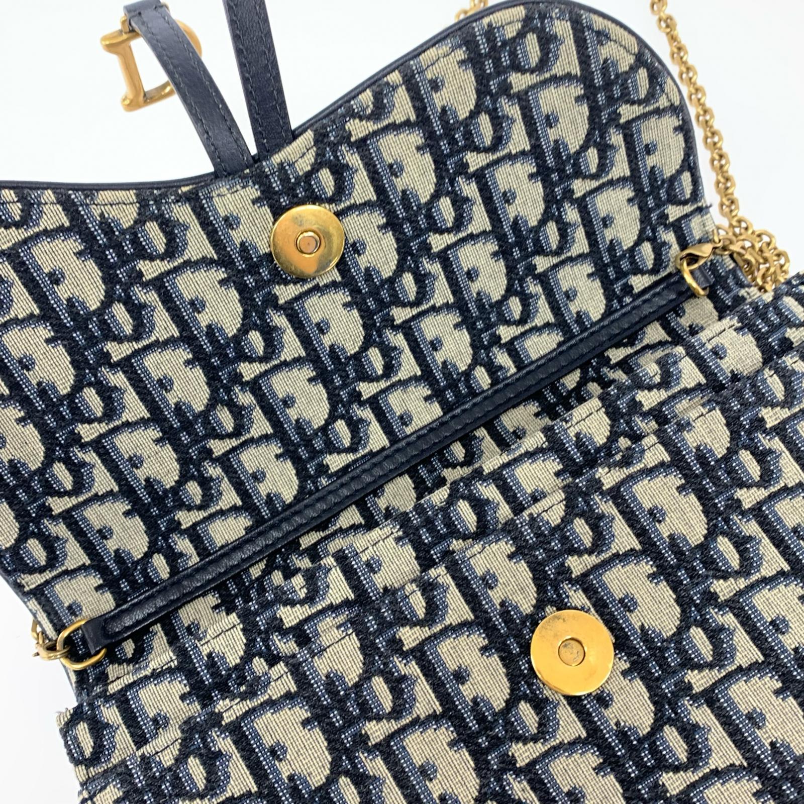 Christian Dior オブリーク サドル ベルト ショルダーバッグ