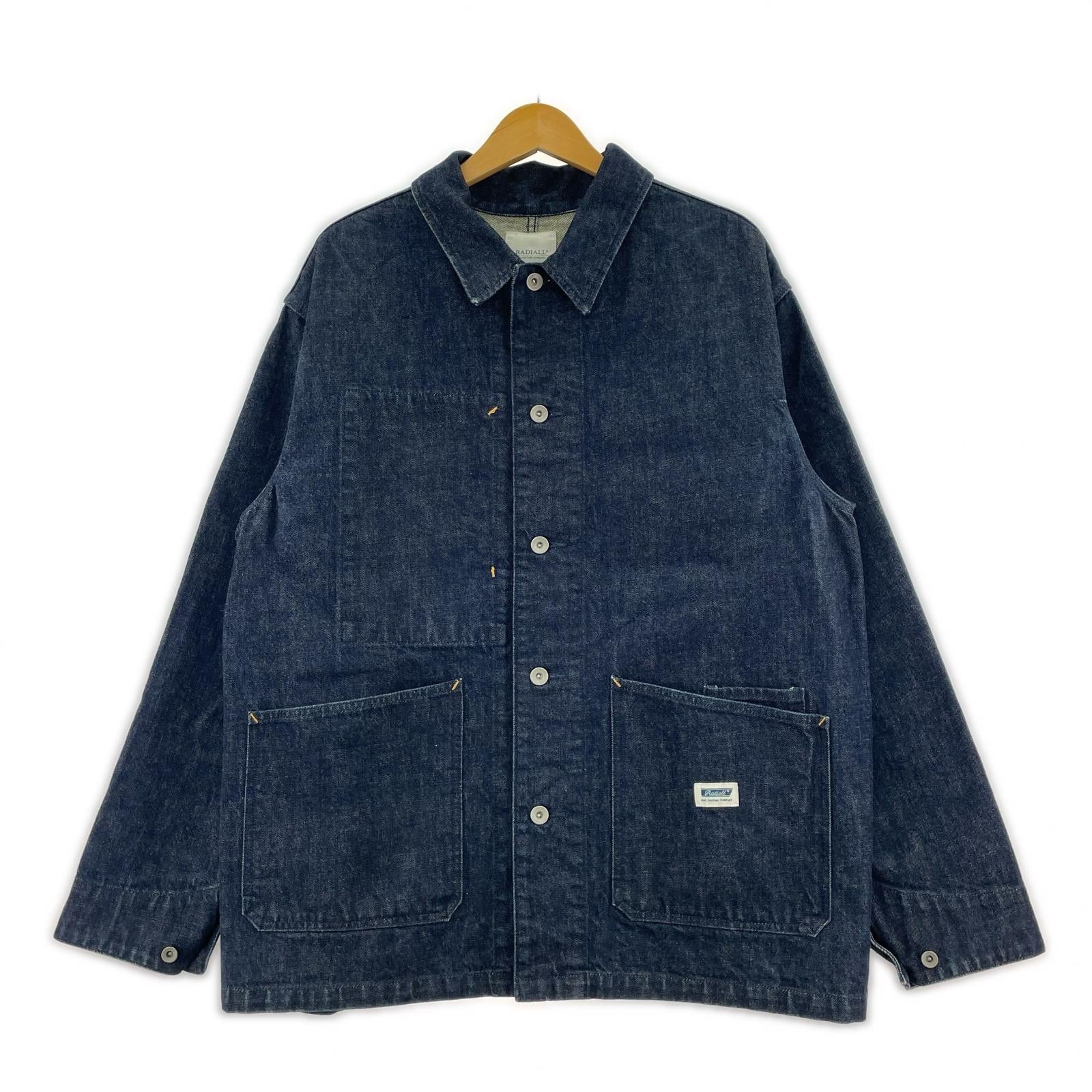 ジャケット MONK ENGINEER JACKET カバーオール L ブルー