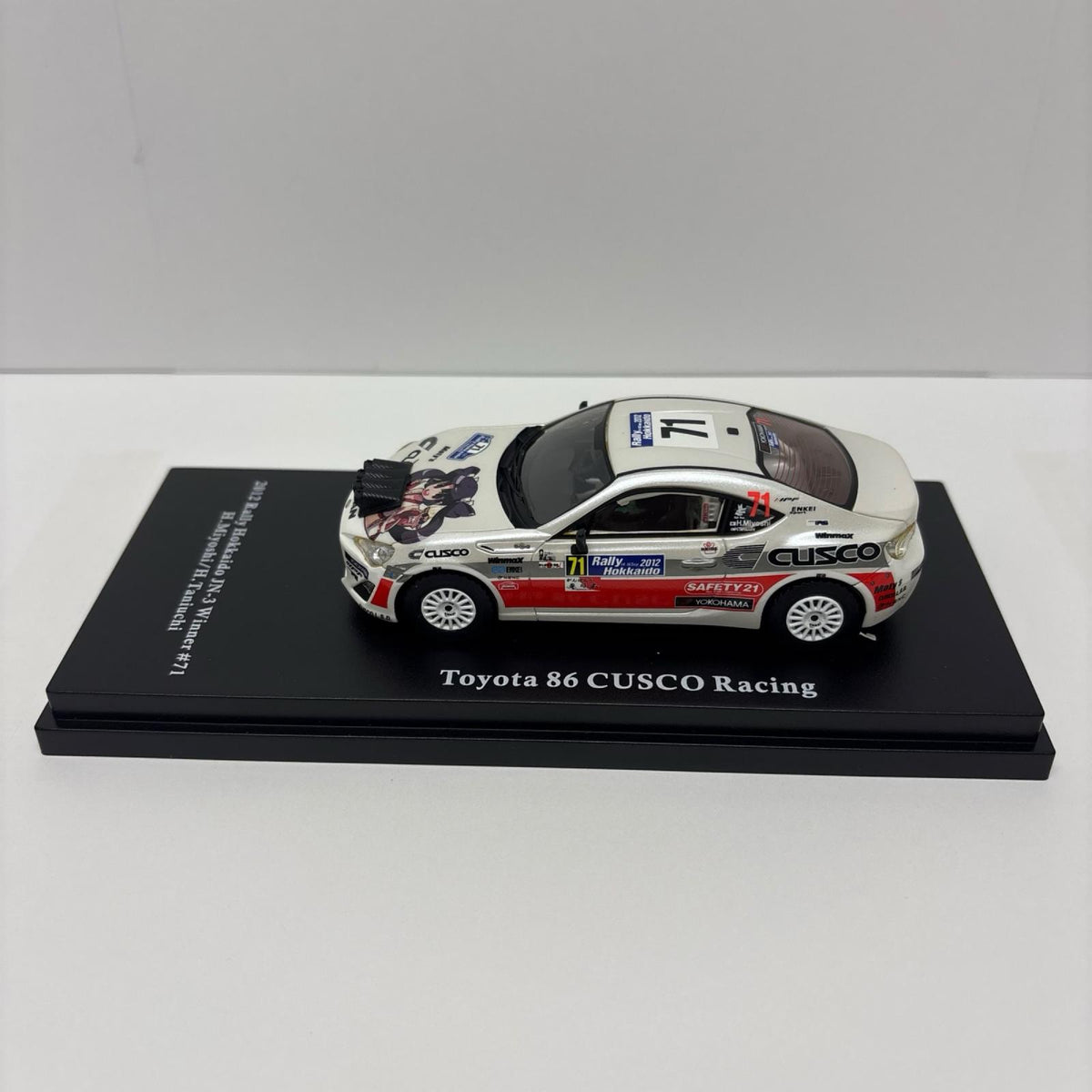 LA-X 1/43 トヨタ 86 2012年 ラリー北海道 1／43スケールカー スケールカー