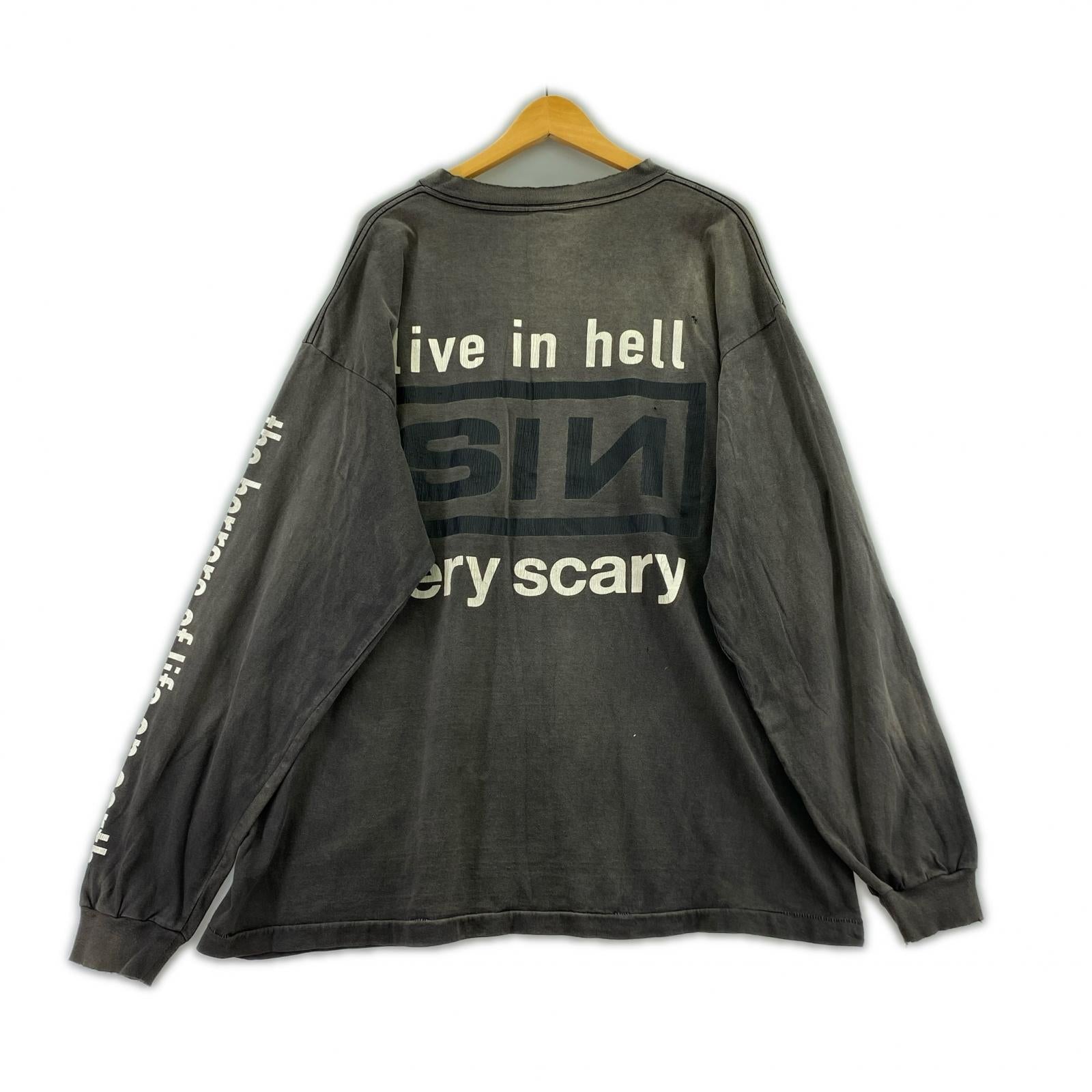 長袖Ｔシャツ SIN BLACK L/STEE ブラック