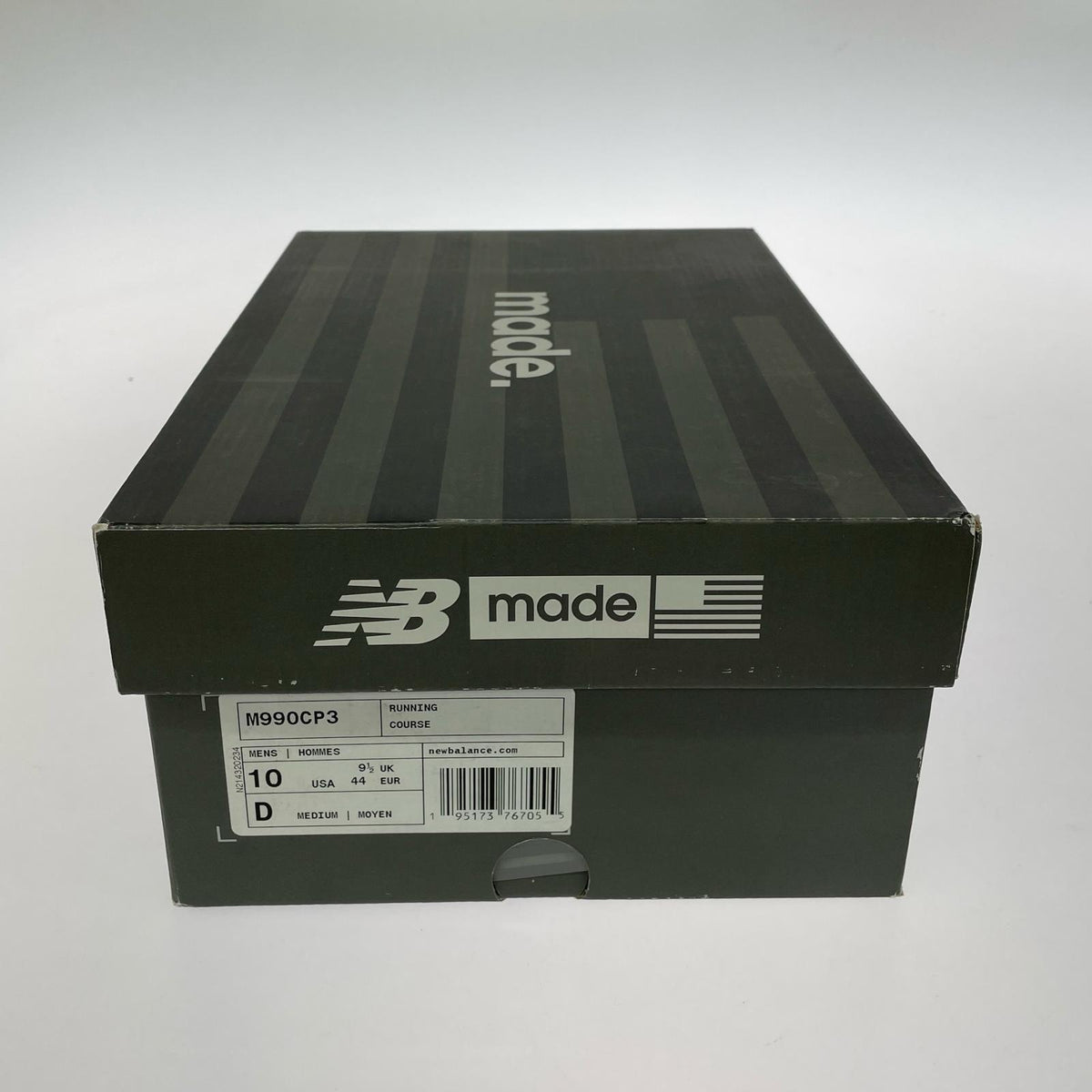 スニーカー NEW BALANCE USA製 990V3 M990CP3 28.0 BLACK GREEN YELLOW 28cm (US10 UK9 1/2 EU46) ブラック