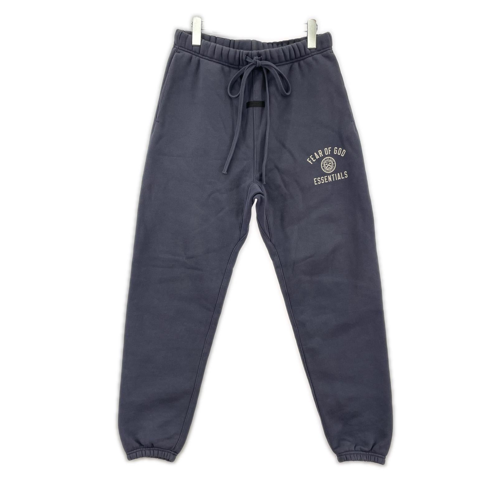 パンツ ESSENTIALS FEAR OF GOD Fleece Essential Sweatpant スウェットパンツ 紺 (S) S ネイビー