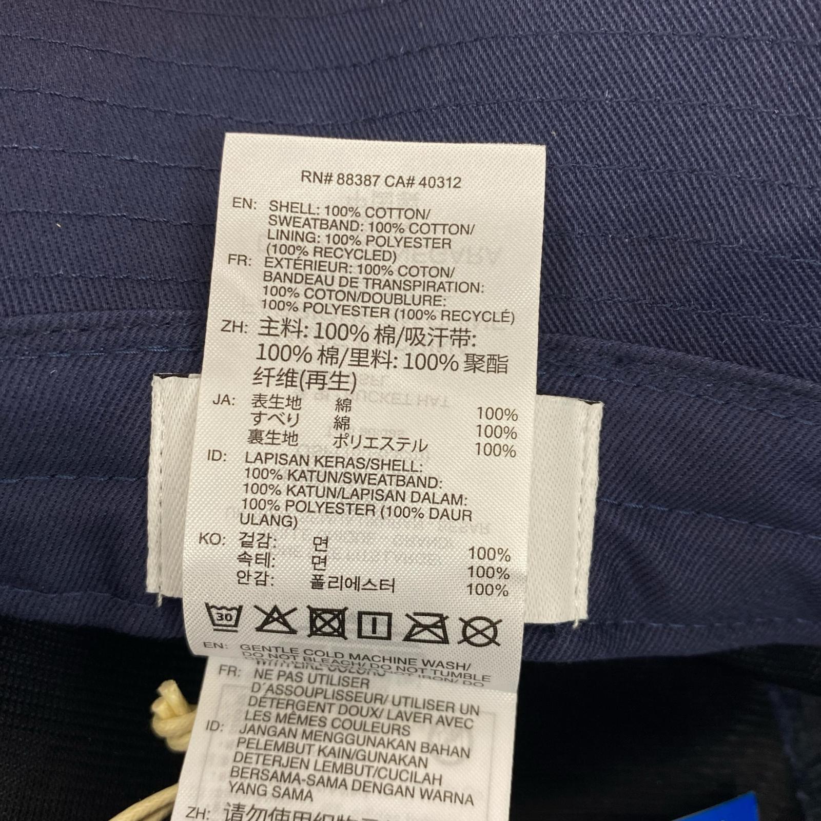 ハット ×Oasis バケットハット NVY ネイビー