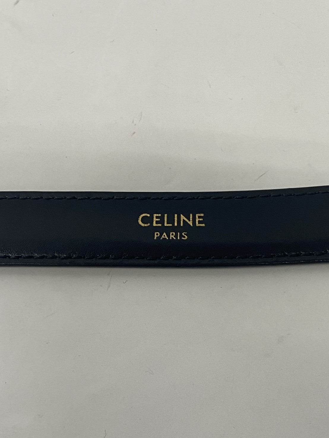 CELINE　ﾚｻﾞｰﾍﾞﾙﾄ　BLK