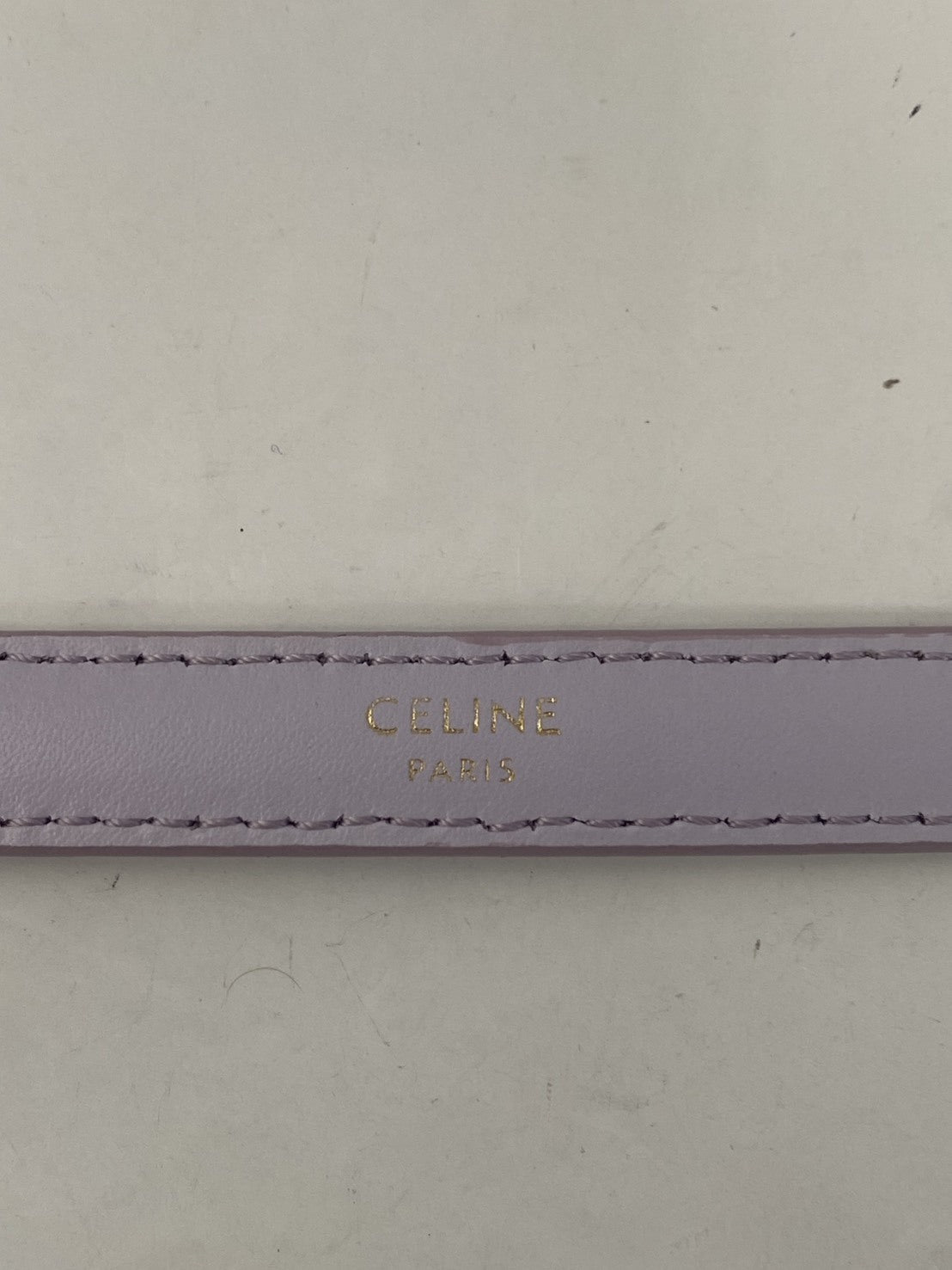 CELINE　ベルト　パープル