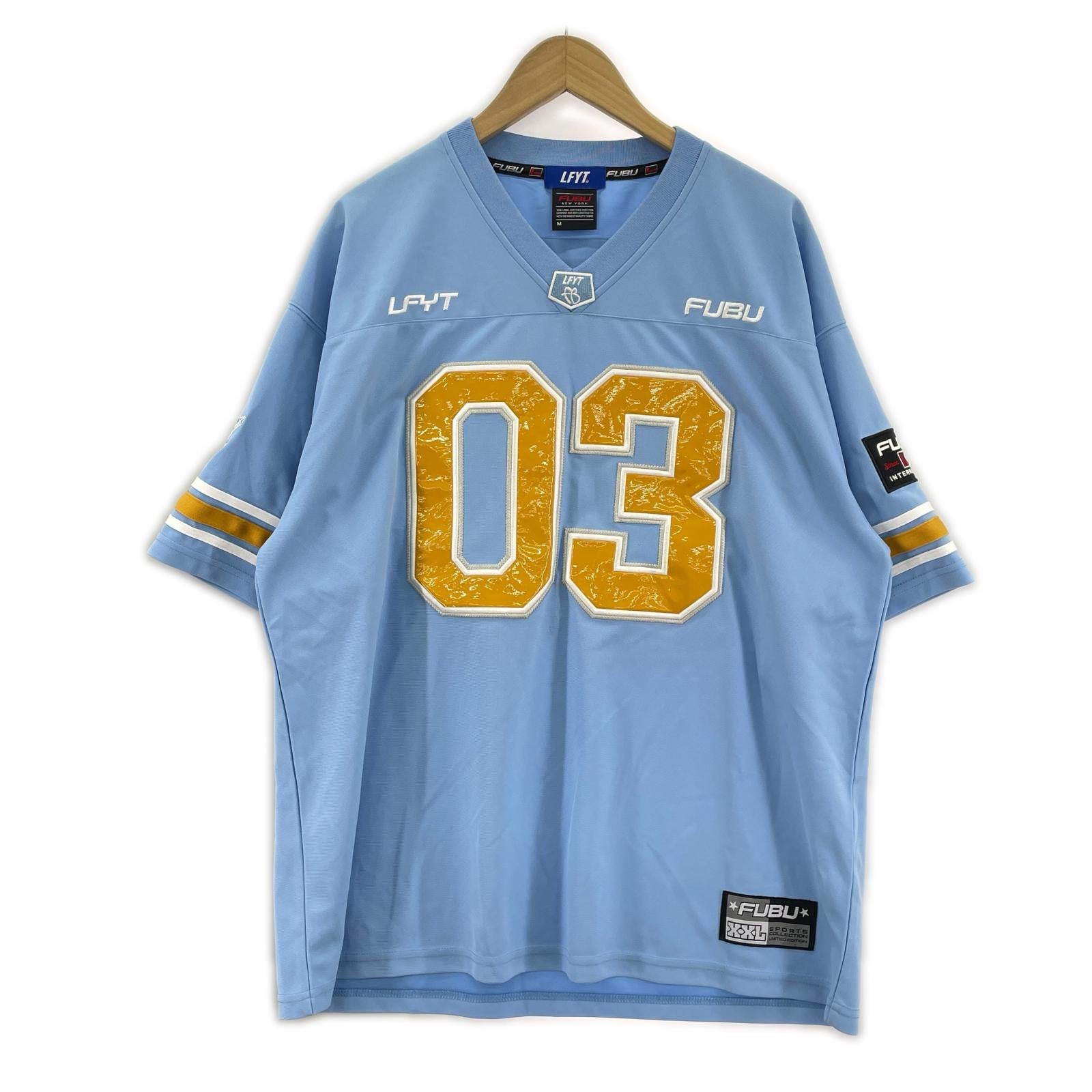 半袖Ｔシャツ LFYT FUBU ゲームシャツ (M) M ブルー
