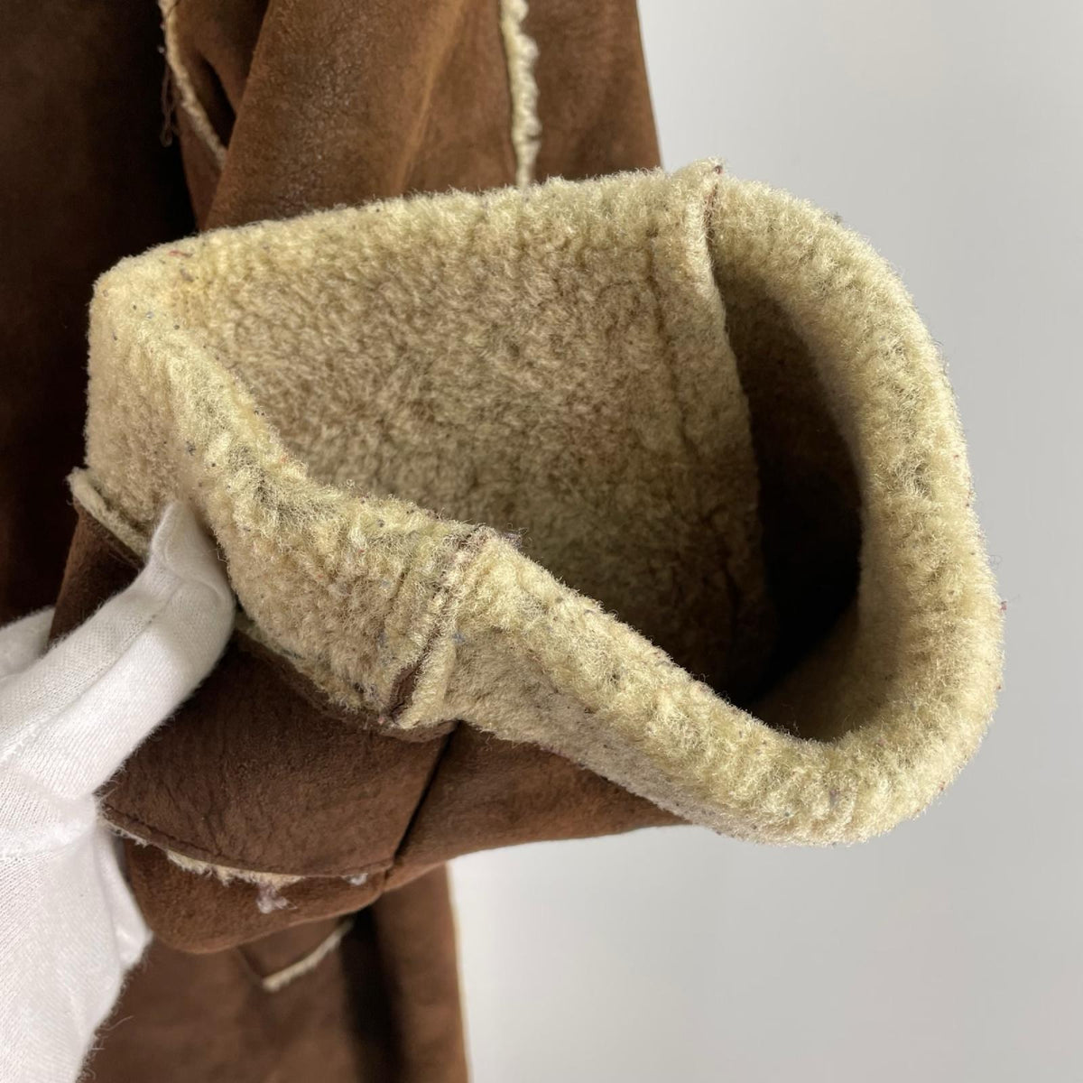ジャケット sprung freres Corinne Cobson ﾑｰﾄﾝｺｰﾄ 茶 ブラウン